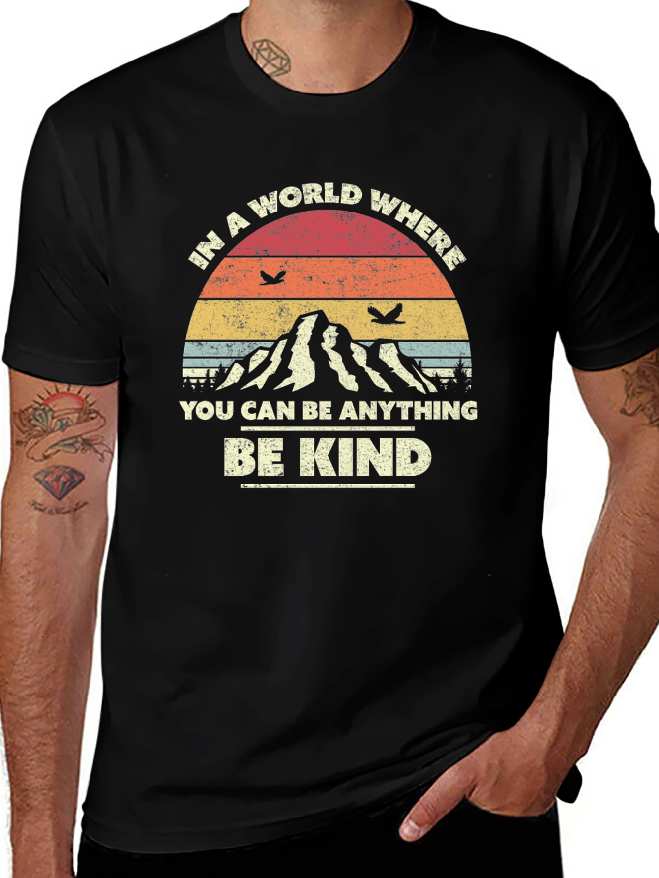 Be Kind Mountain Graphic Tee