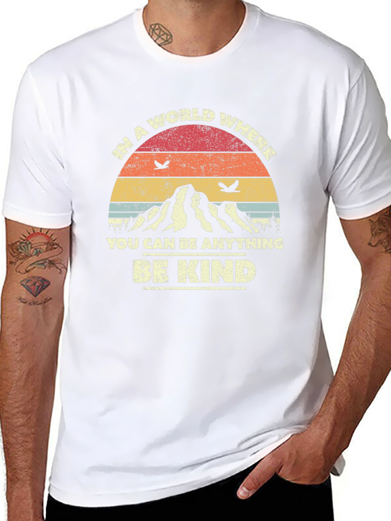 Be Kind Mountain Graphic Tee