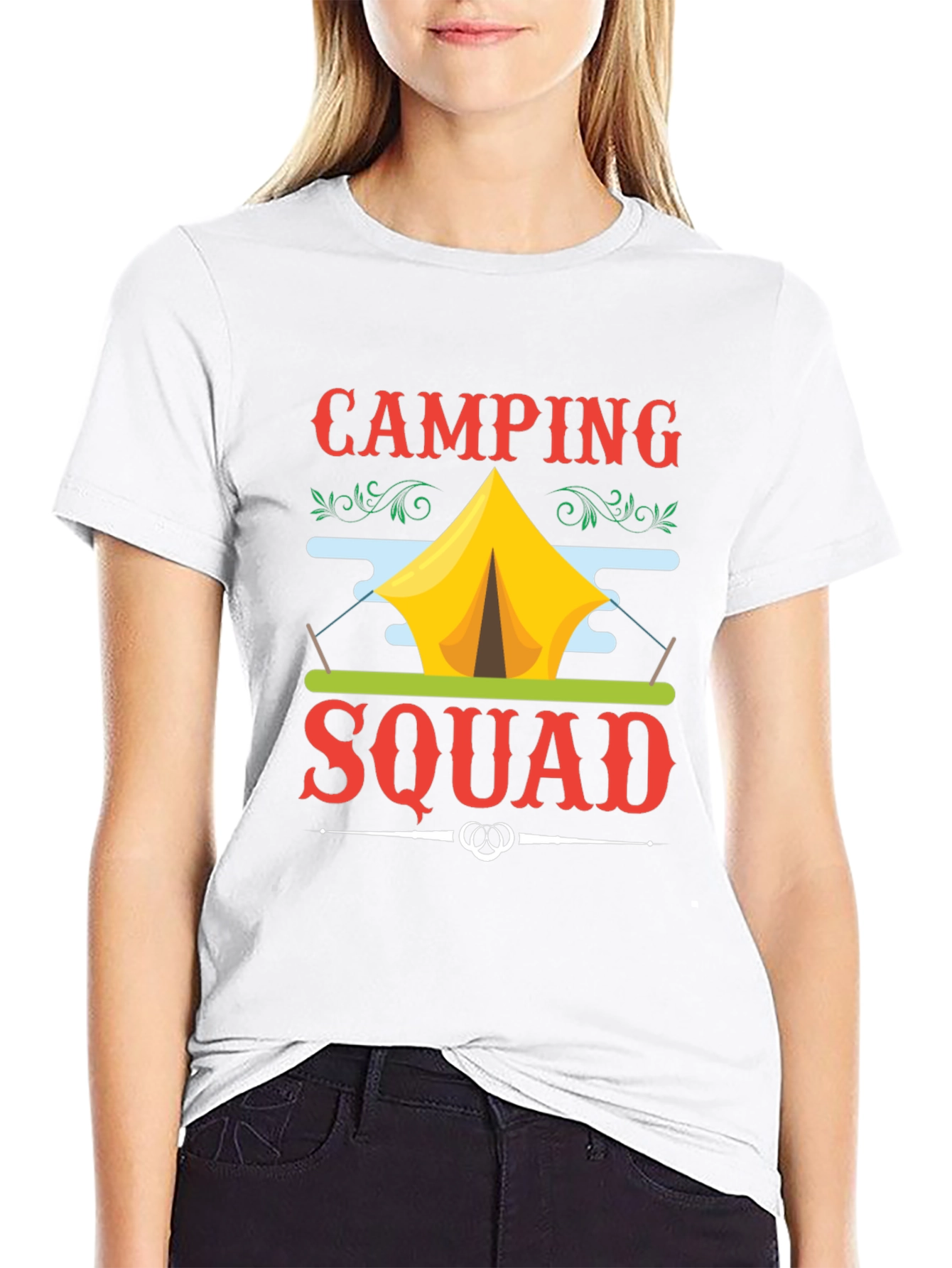 Camping Squad Graphic T-Shirt