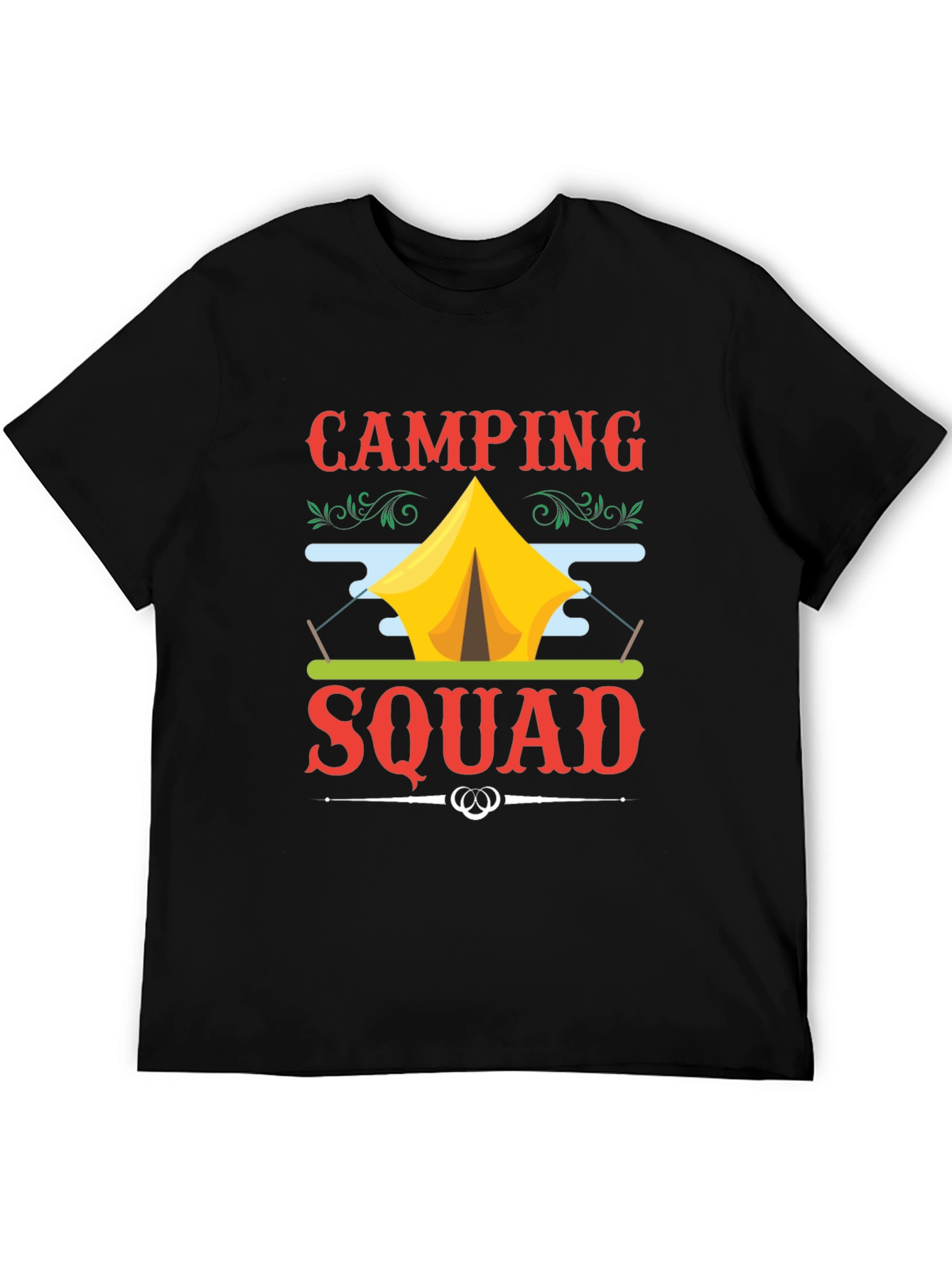 Camping Squad Graphic T-Shirt