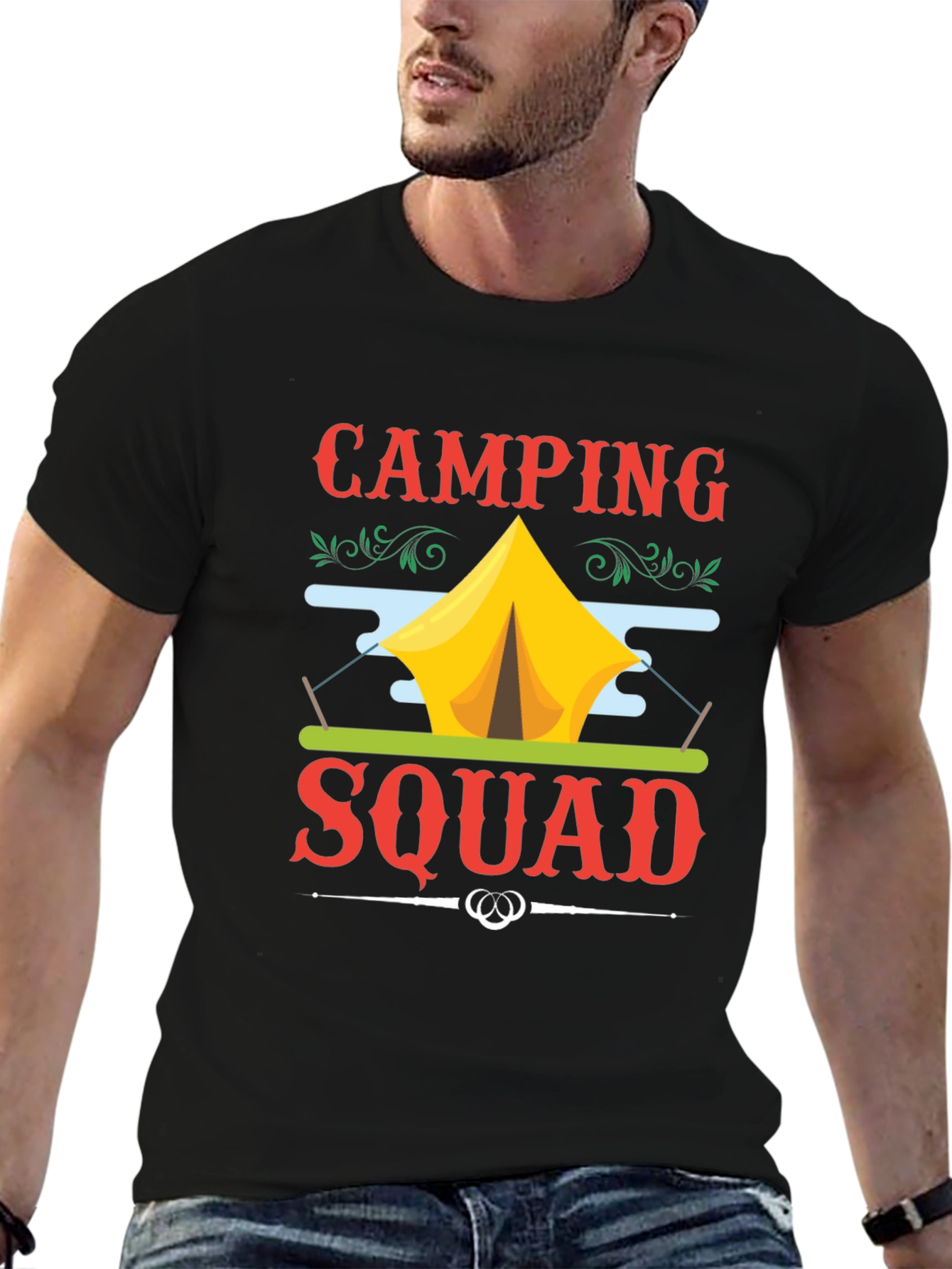 Camping Squad Graphic T-Shirt