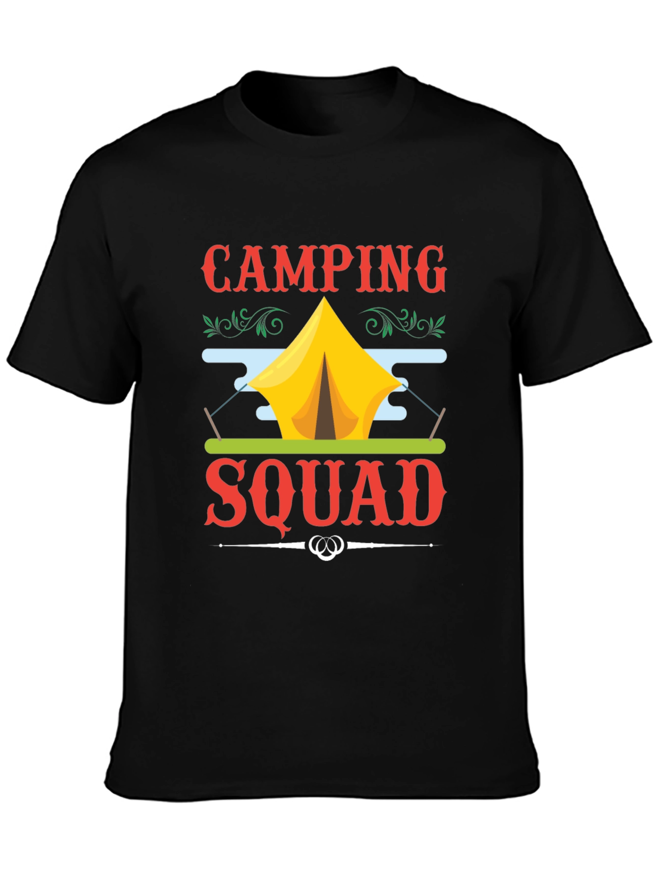 Camping Squad Graphic T-Shirt