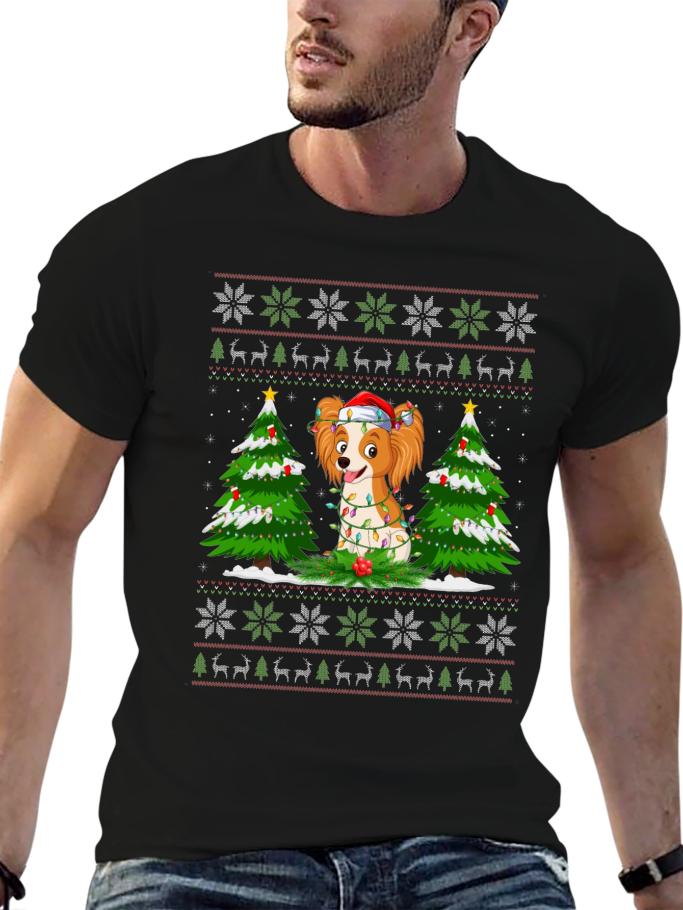 Ugly Christmas Dog T-Shirt