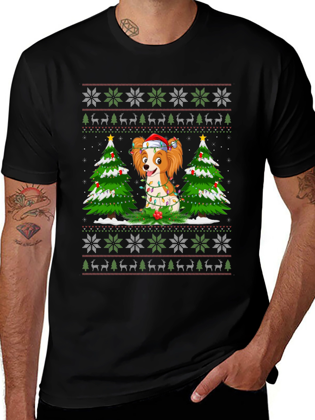 Ugly Christmas Dog T-Shirt