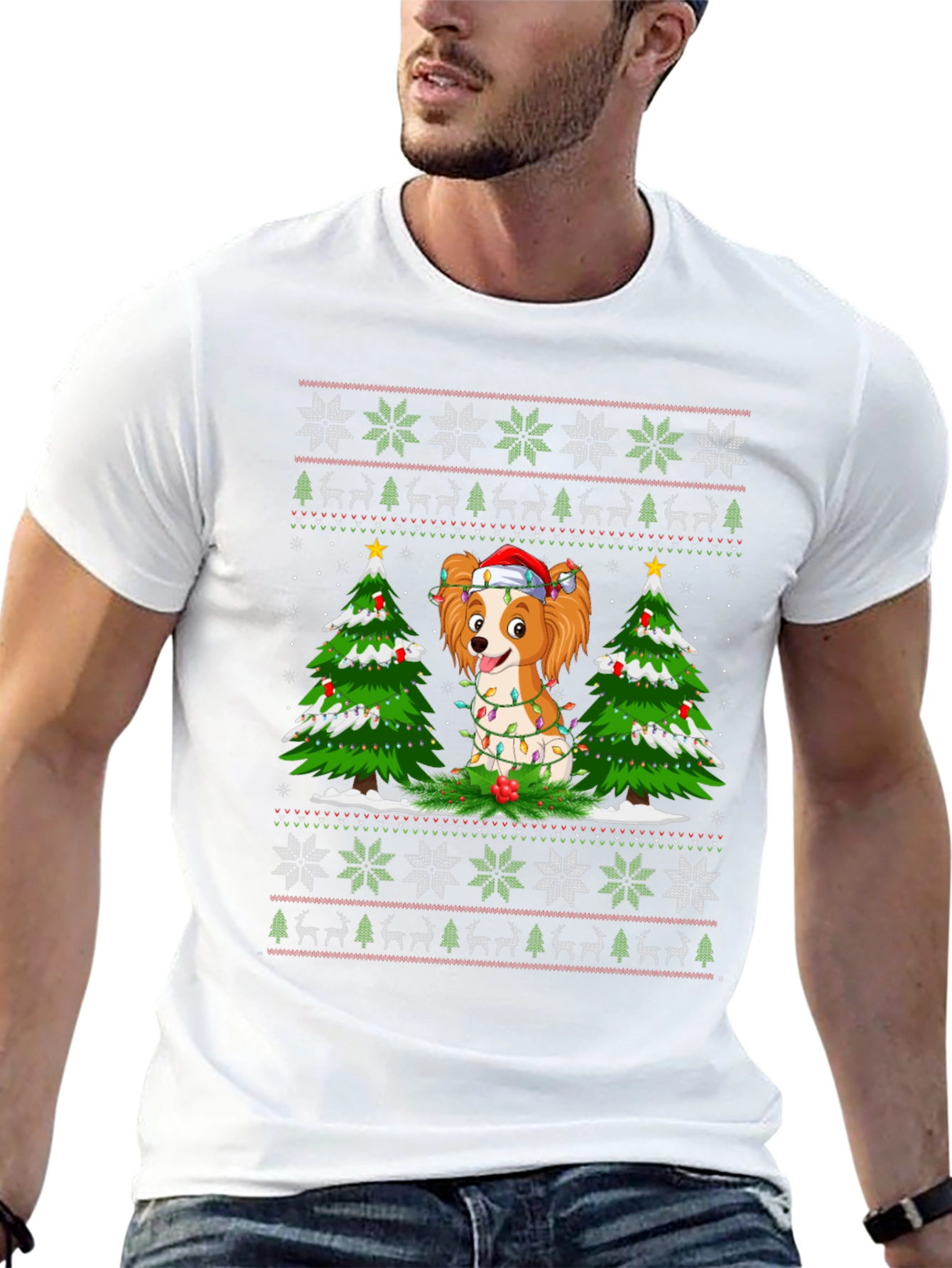 Ugly Christmas Dog T-Shirt
