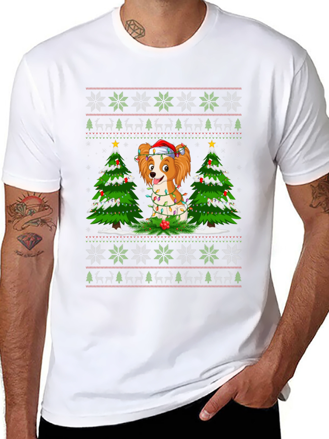 Ugly Christmas Dog T-Shirt