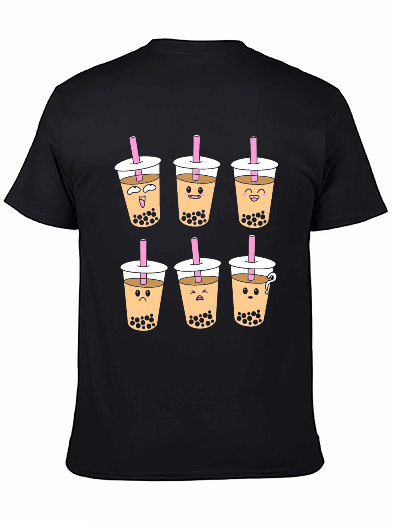 Boba Tea Graphic T-Shirt - Unisex Black Tee