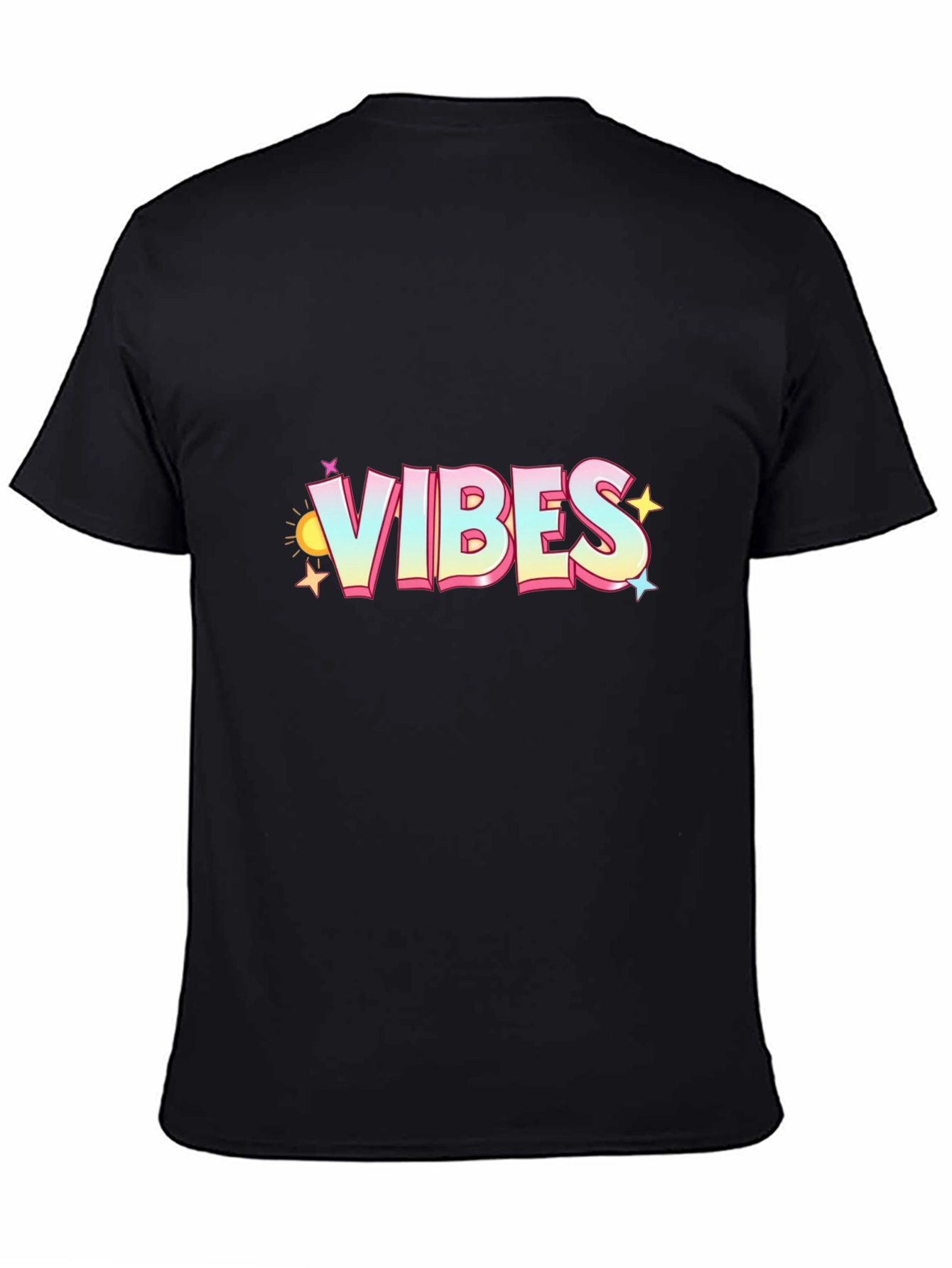 Vibes Graphic Tee - Mens Black T-Shirt