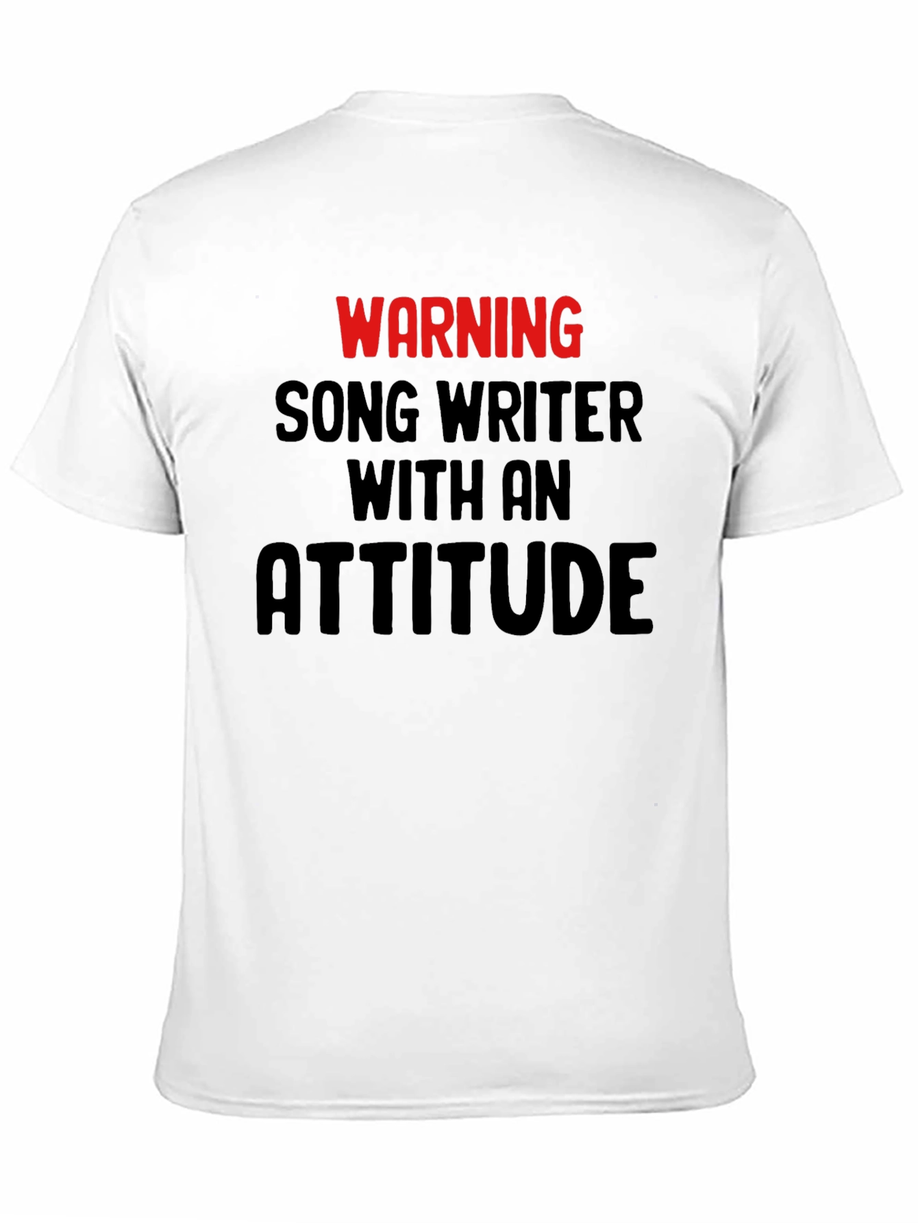 Warning Songwriter with Attitude T-Shirt