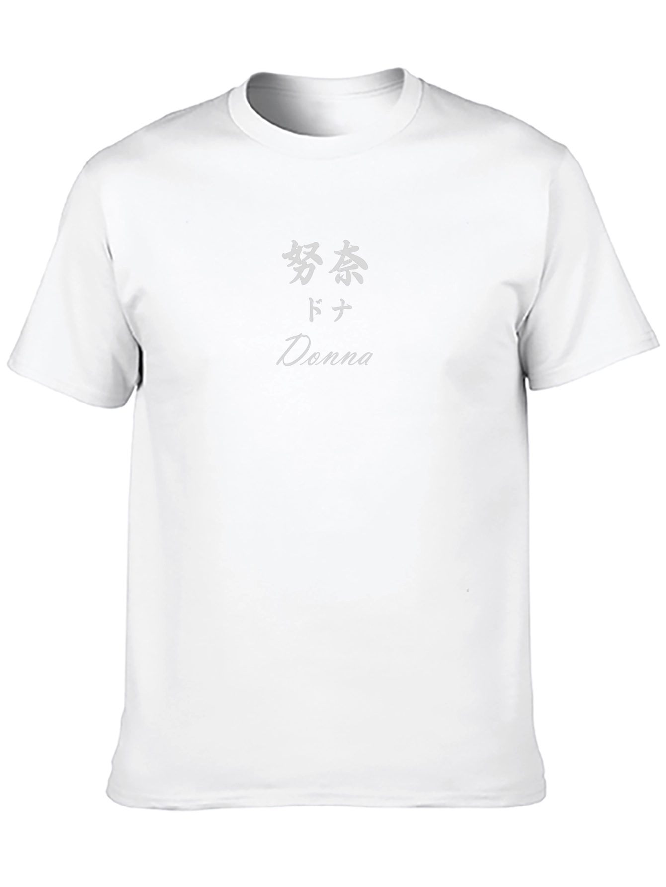 Donna Text Print Black T-Shirt