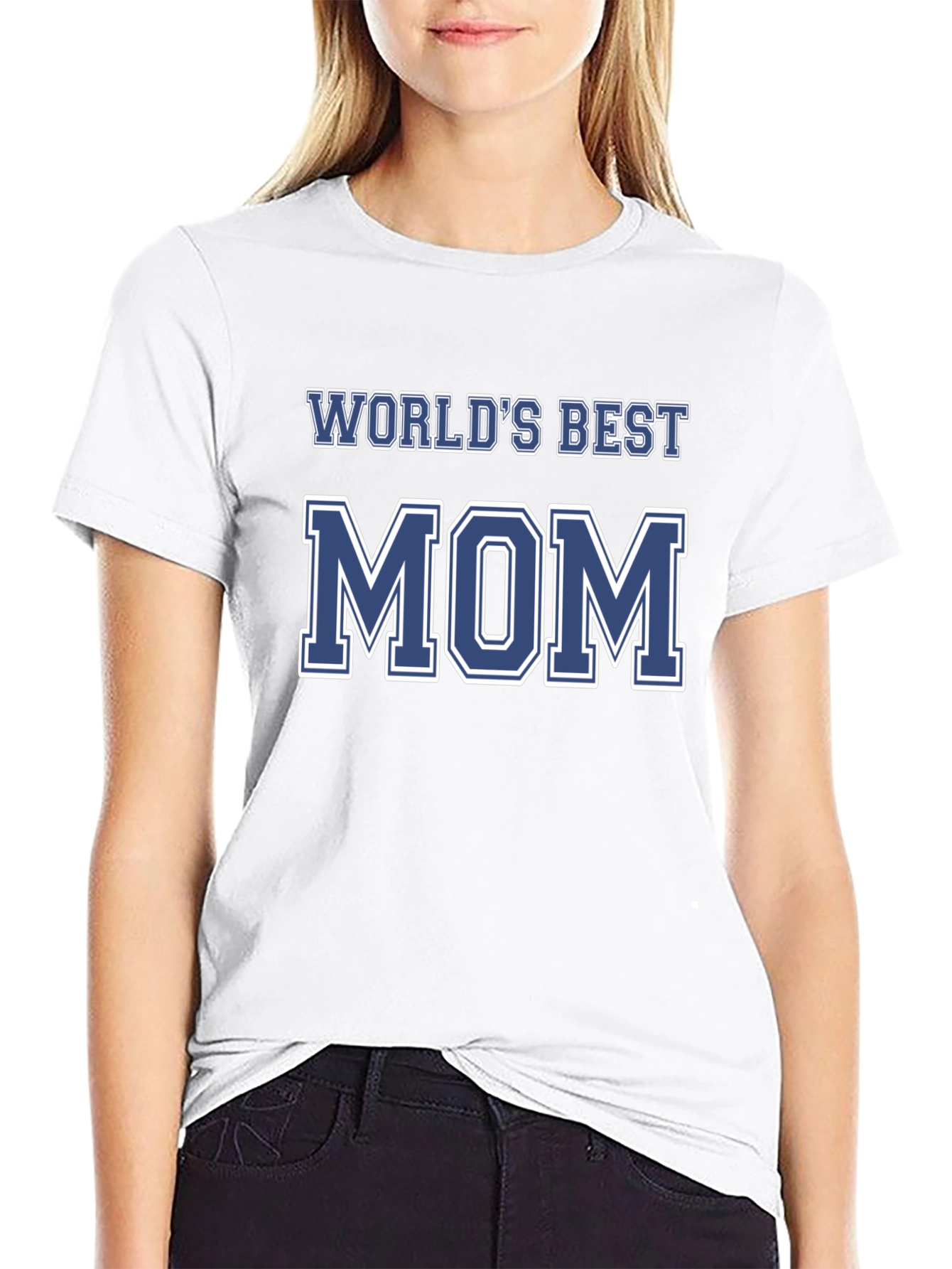 Worlds Best Mom Graphic T-Shirt