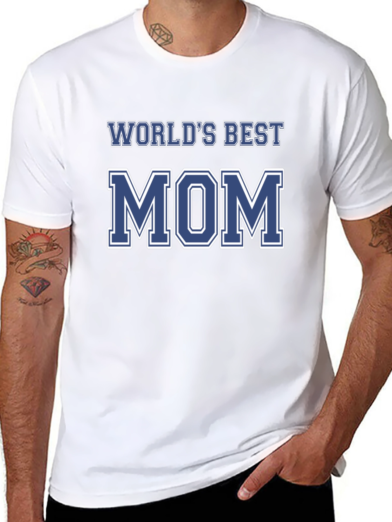 Worlds Best Mom Graphic T-Shirt