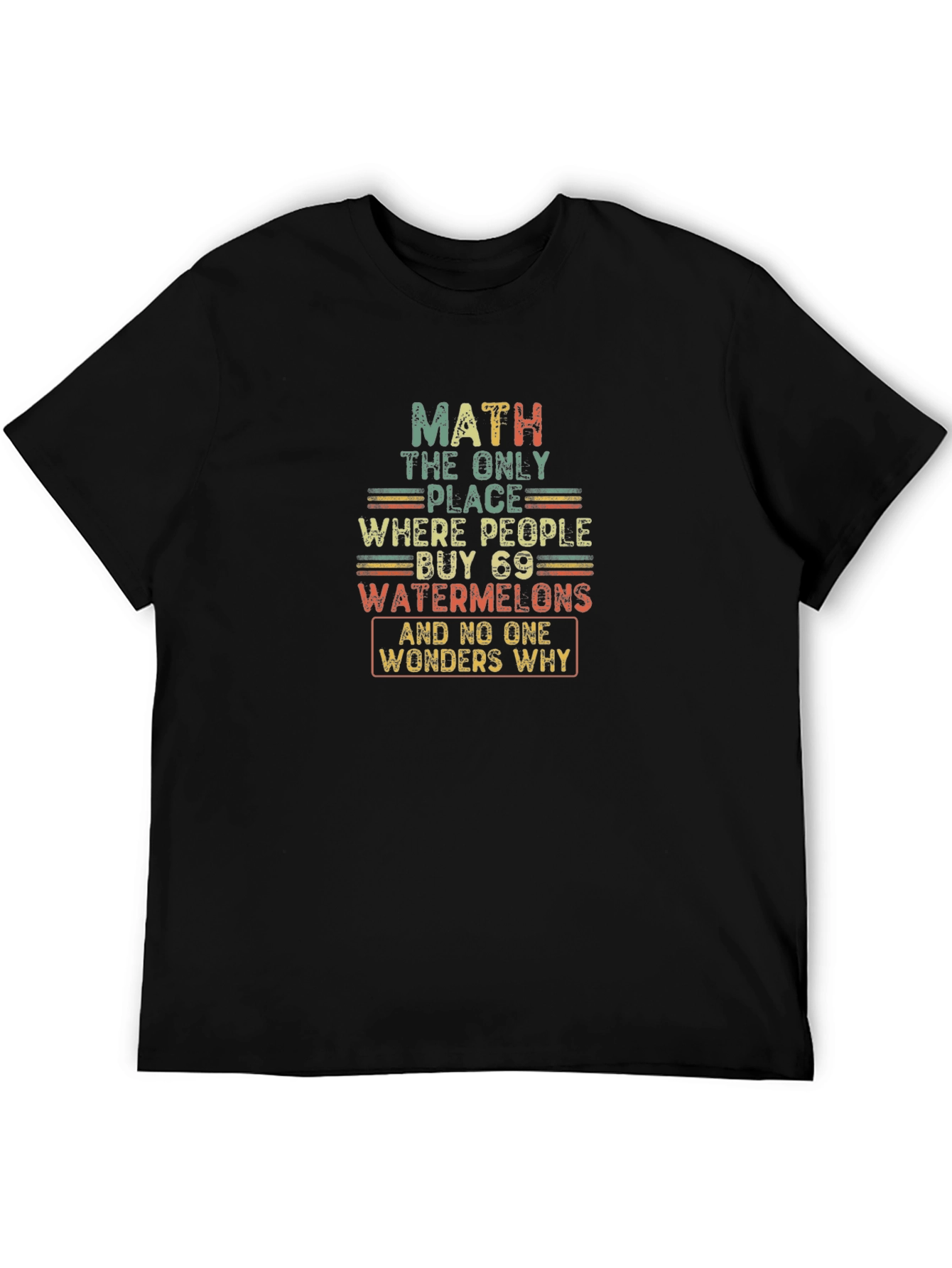 Math Watermelons T-Shirt Funny Math Tee