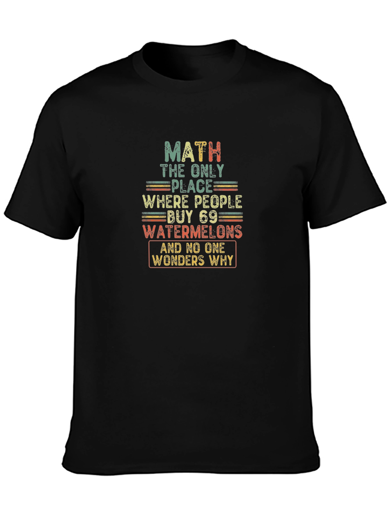Math Watermelons T-Shirt Funny Math Tee