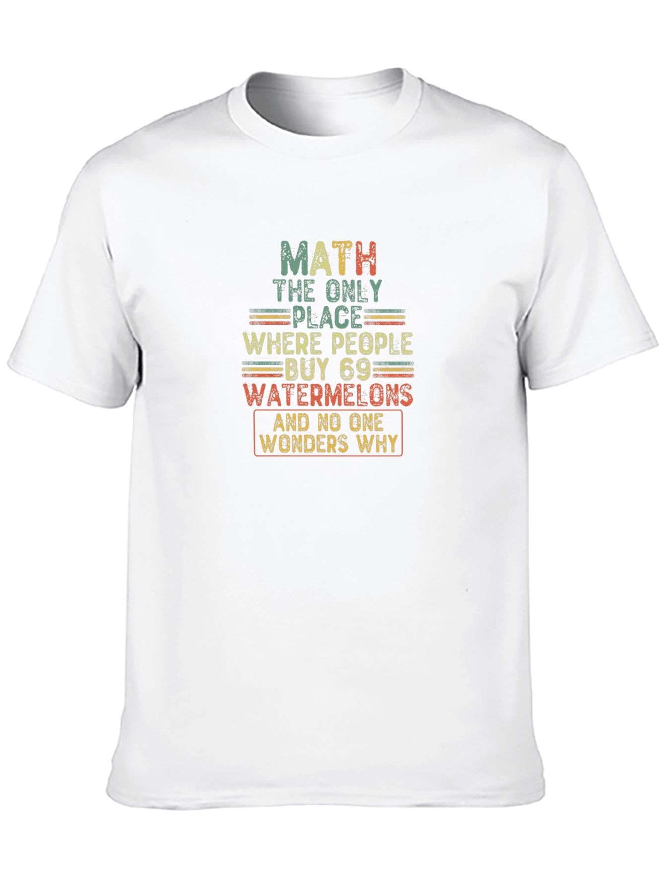 Math Watermelons T-Shirt Funny Math Tee