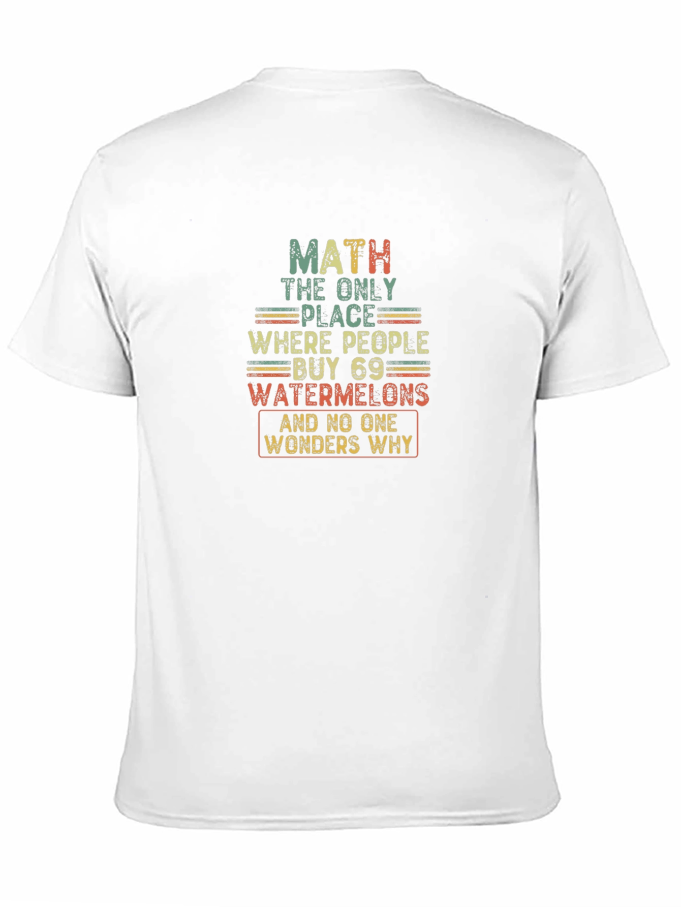 Math Watermelons T-Shirt Funny Math Tee