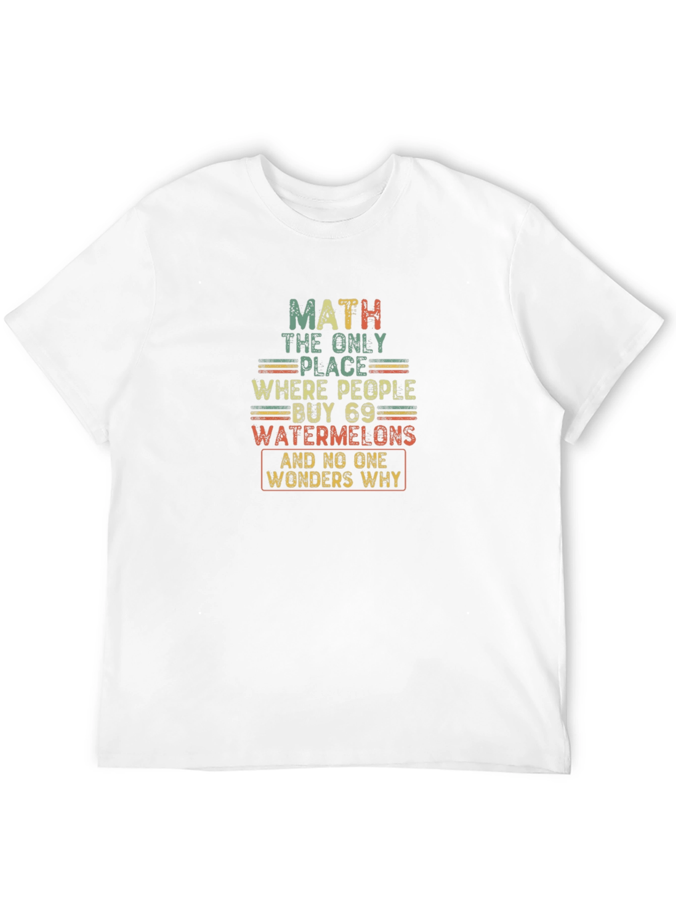 Math Watermelons T-Shirt Funny Math Tee