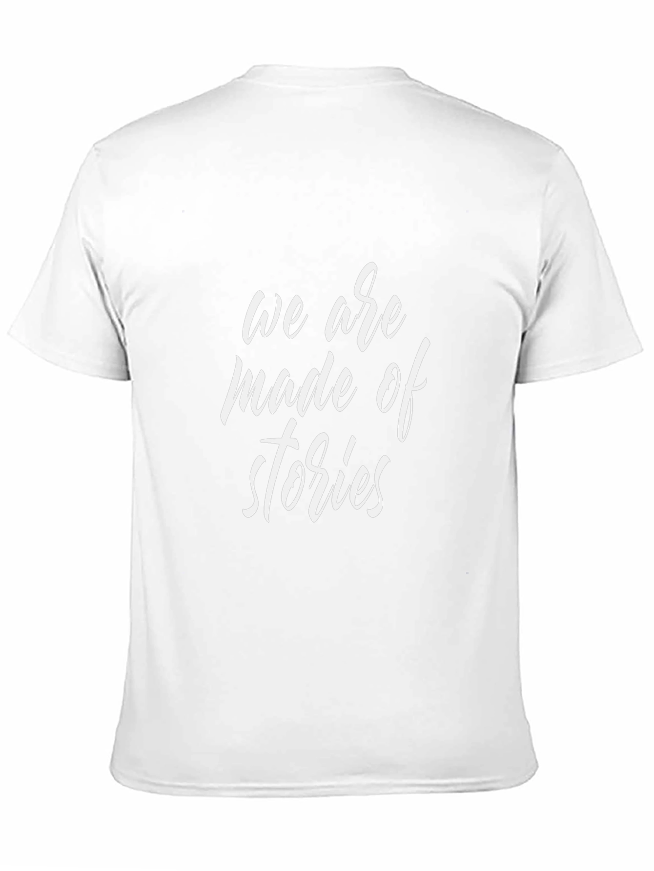 We are made of stories Black T-Shirt