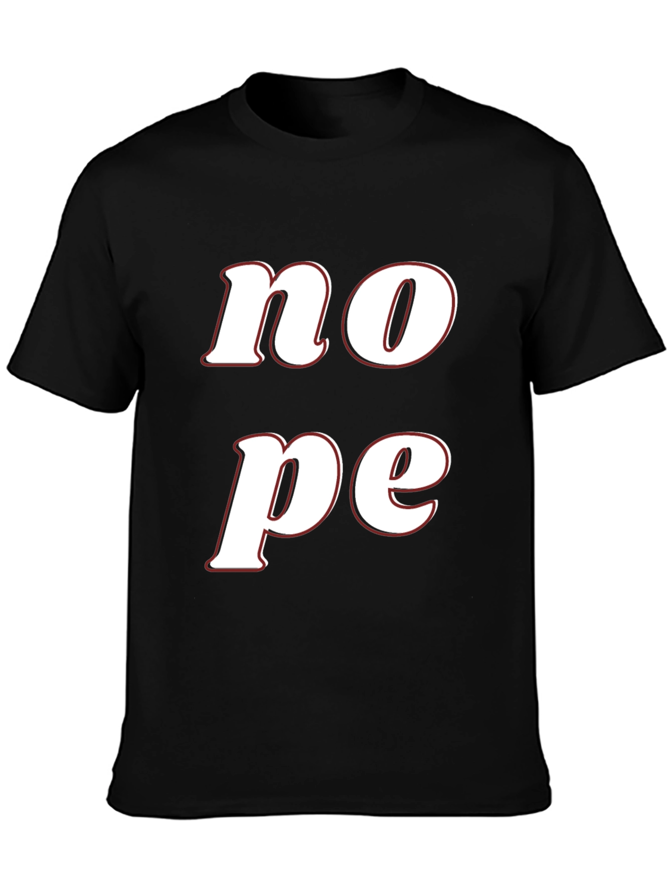 Nope Graphic Tee - Casual Comfort