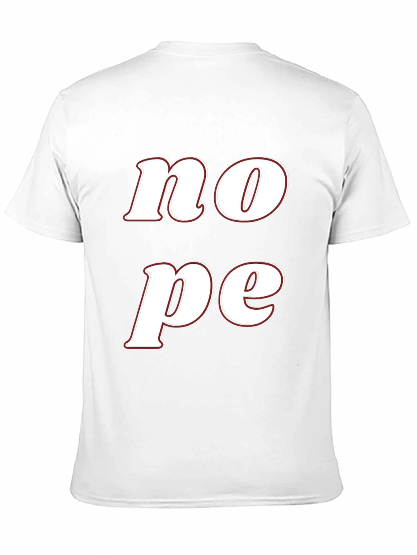 Nope Graphic Tee - Casual Comfort