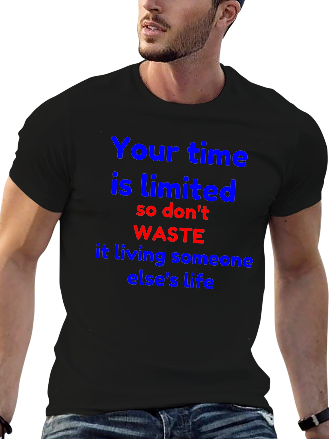 Inspirational T-Shirt - Limited Time Live Your Life