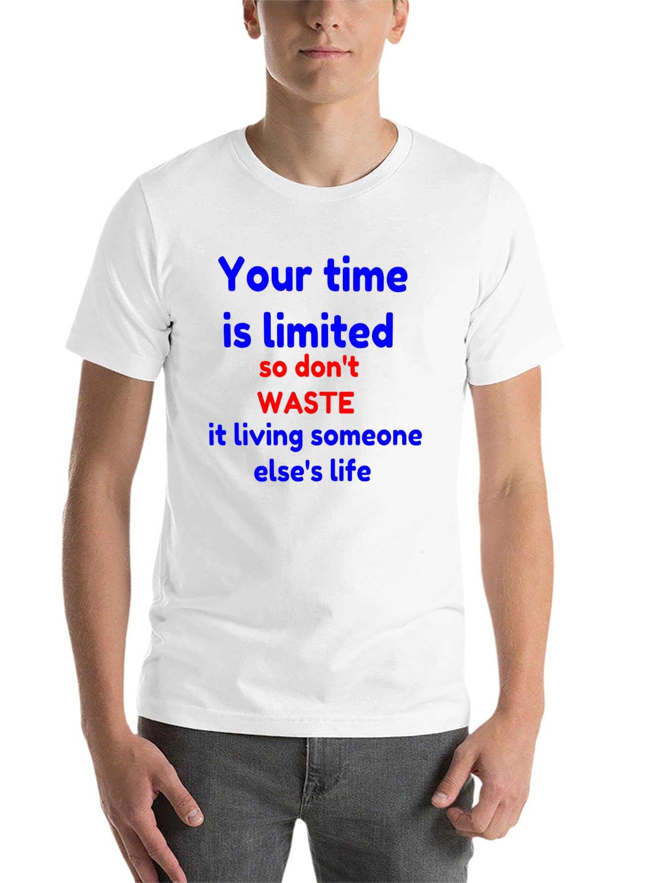 Inspirational T-Shirt - Limited Time Live Your Life