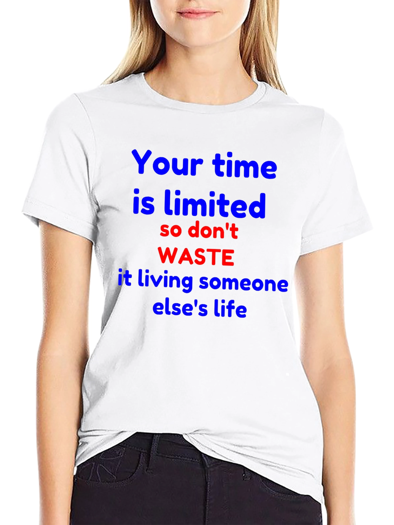 Inspirational T-Shirt - Limited Time Live Your Life