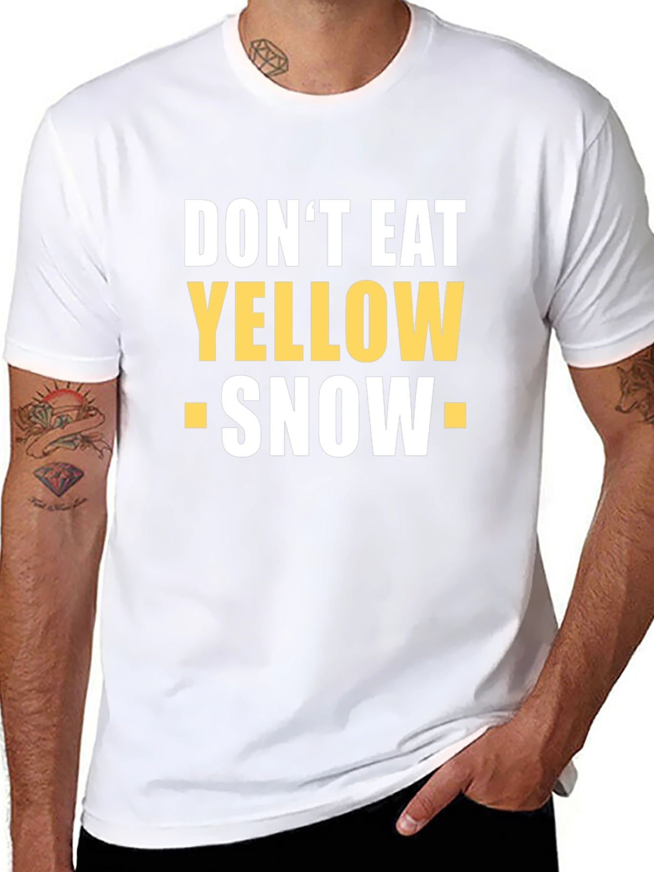 Dont Eat Yellow Snow Novelty T-Shirt