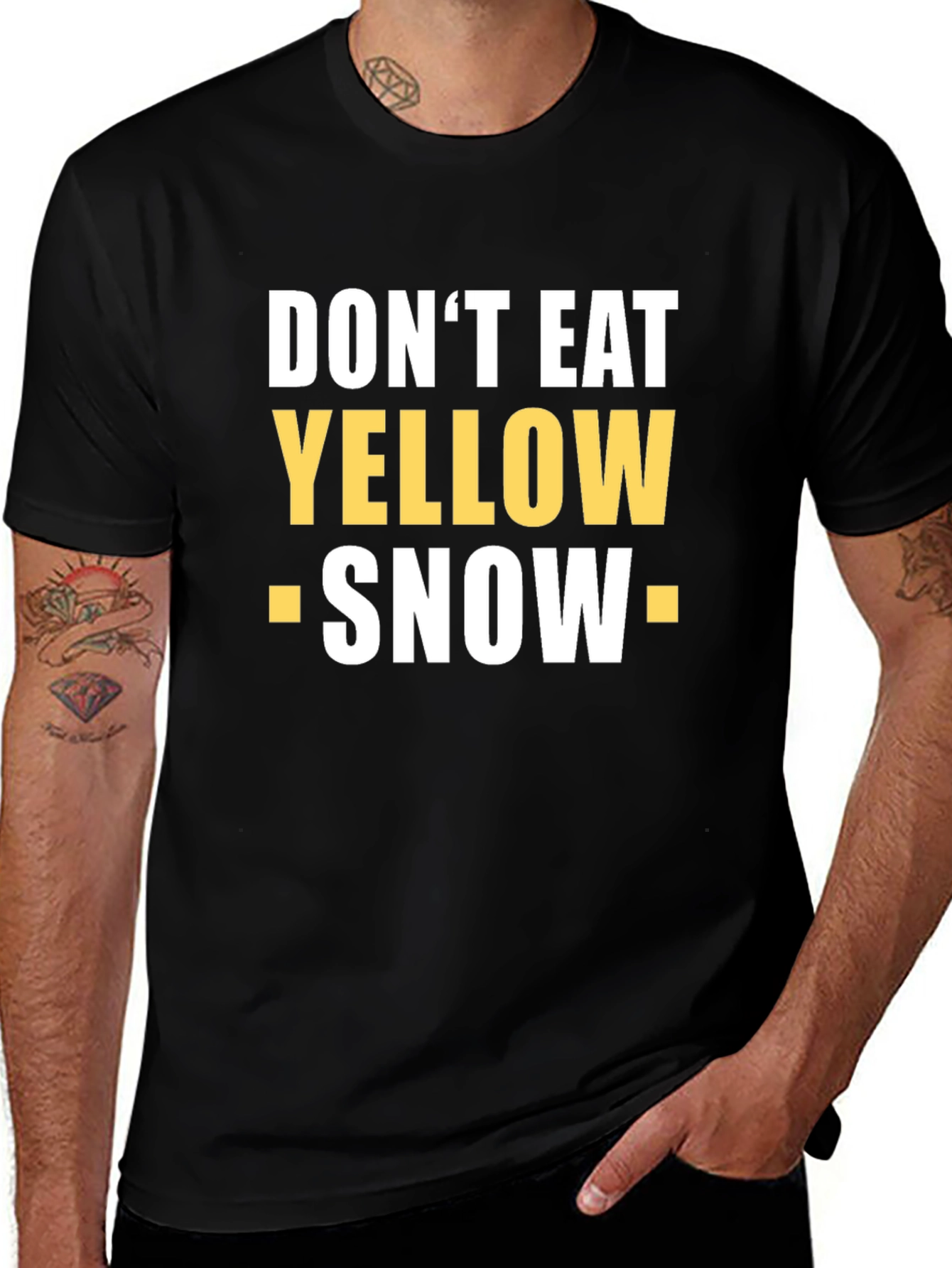 Dont Eat Yellow Snow Novelty T-Shirt