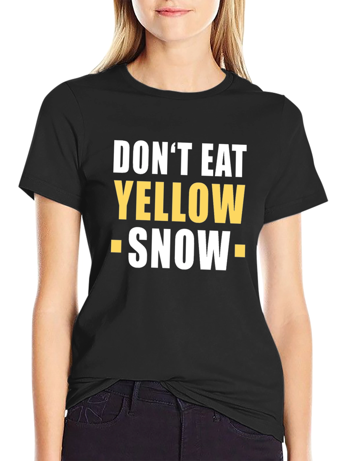 Dont Eat Yellow Snow Novelty T-Shirt