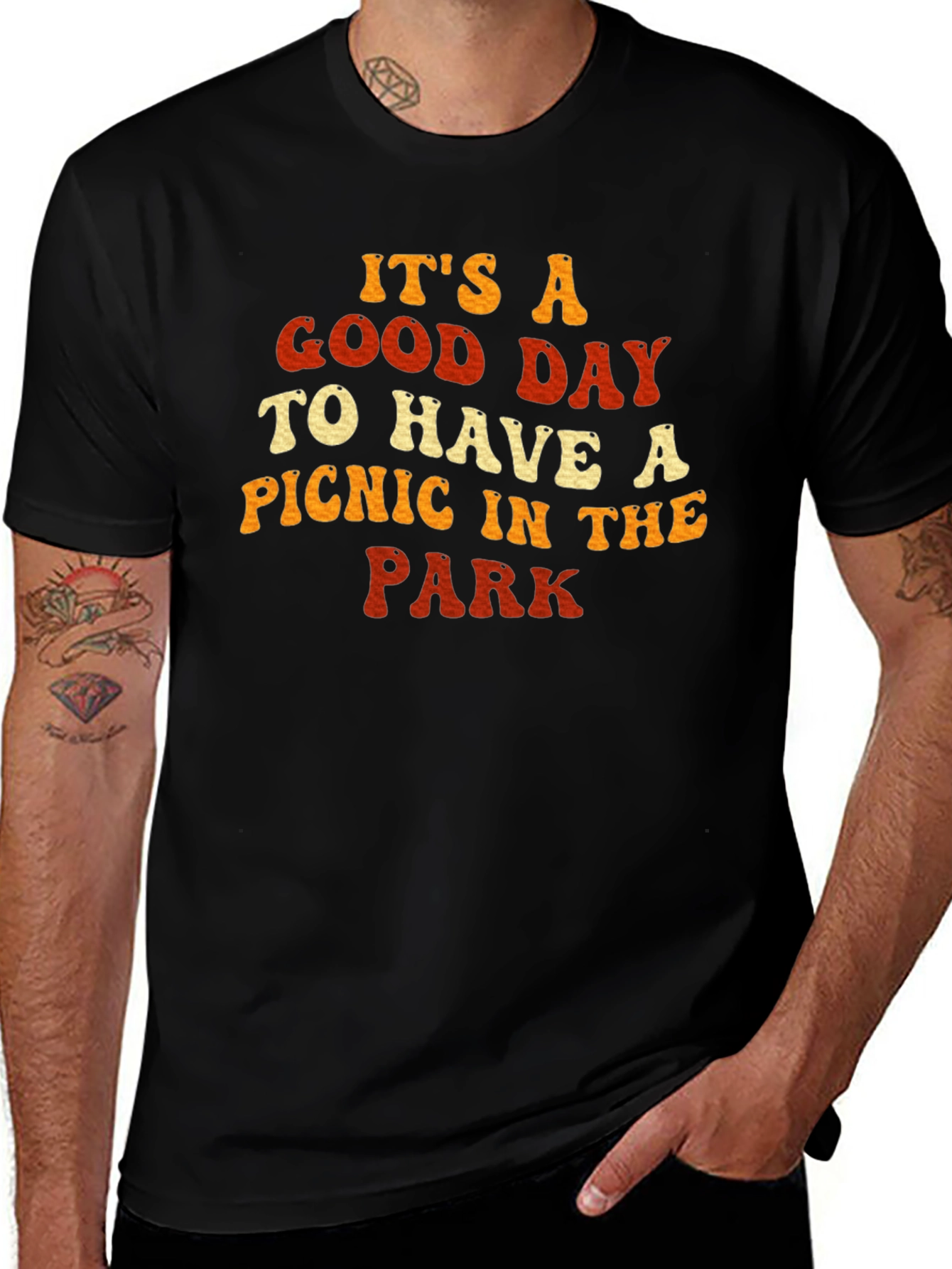 Picnic in the Park Graphic Tee - Retro Style