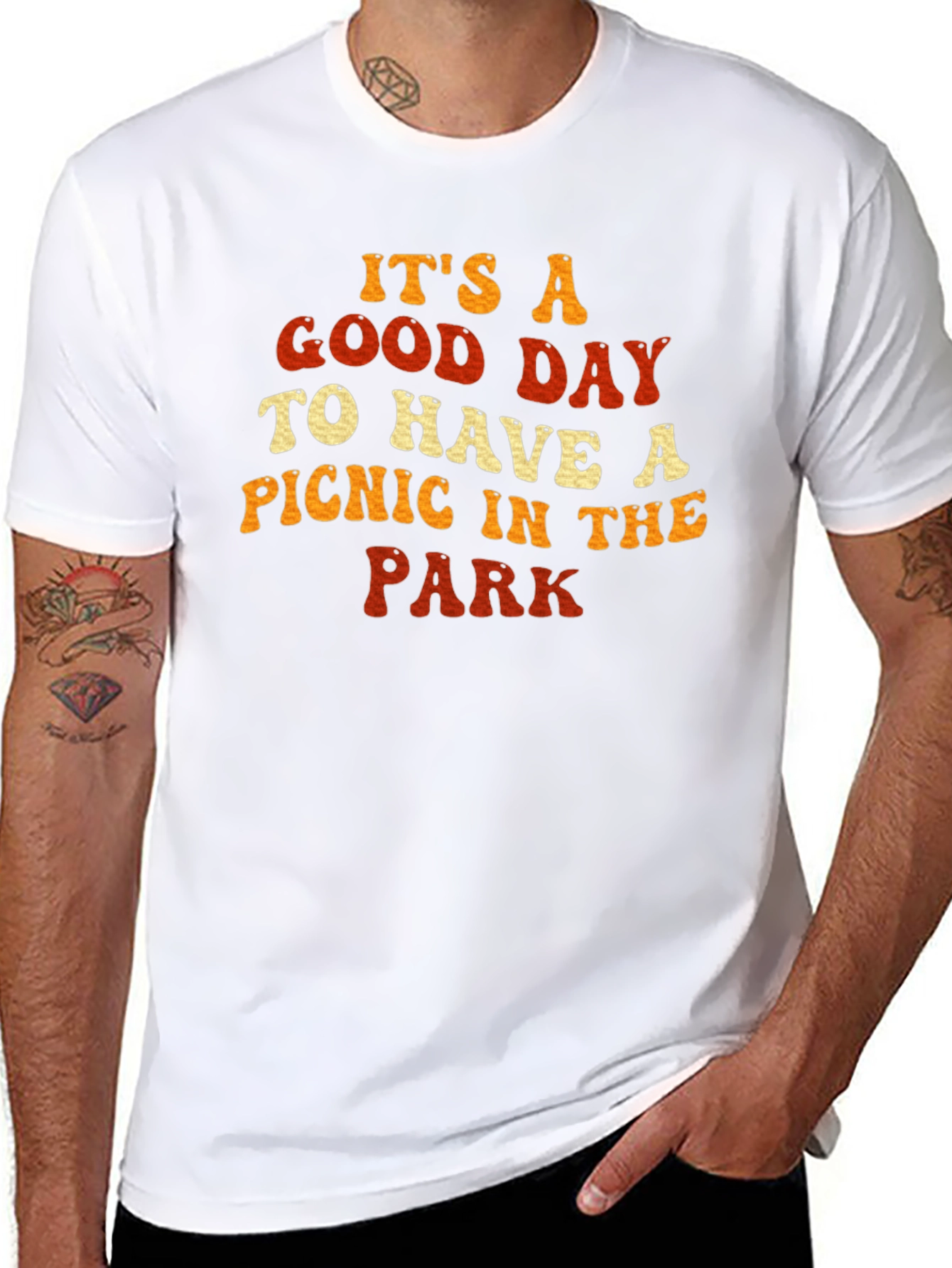 Picnic in the Park Graphic Tee - Retro Style