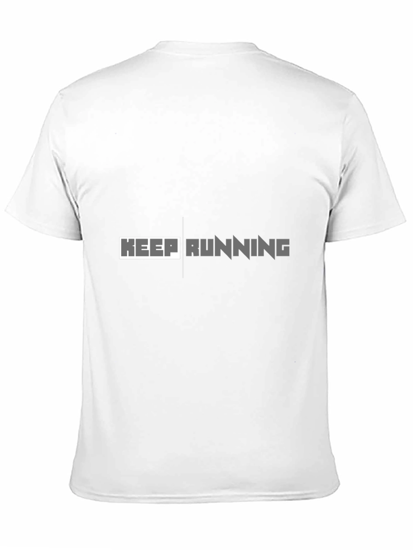 Keep Running Black T-Shirt