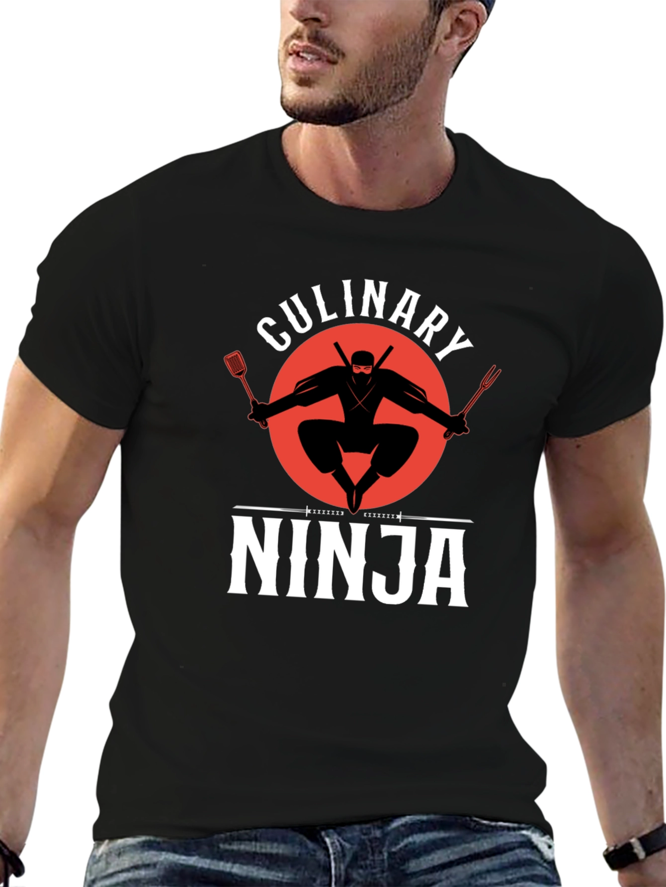 Culinary Ninja T-Shirt - Black Graphic Tee