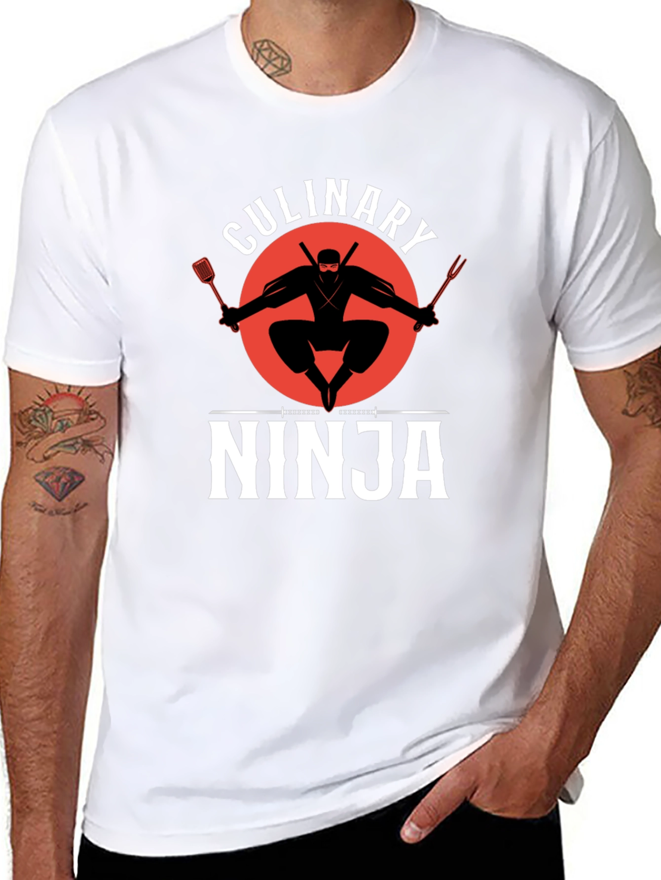 Culinary Ninja T-Shirt - Black Graphic Tee
