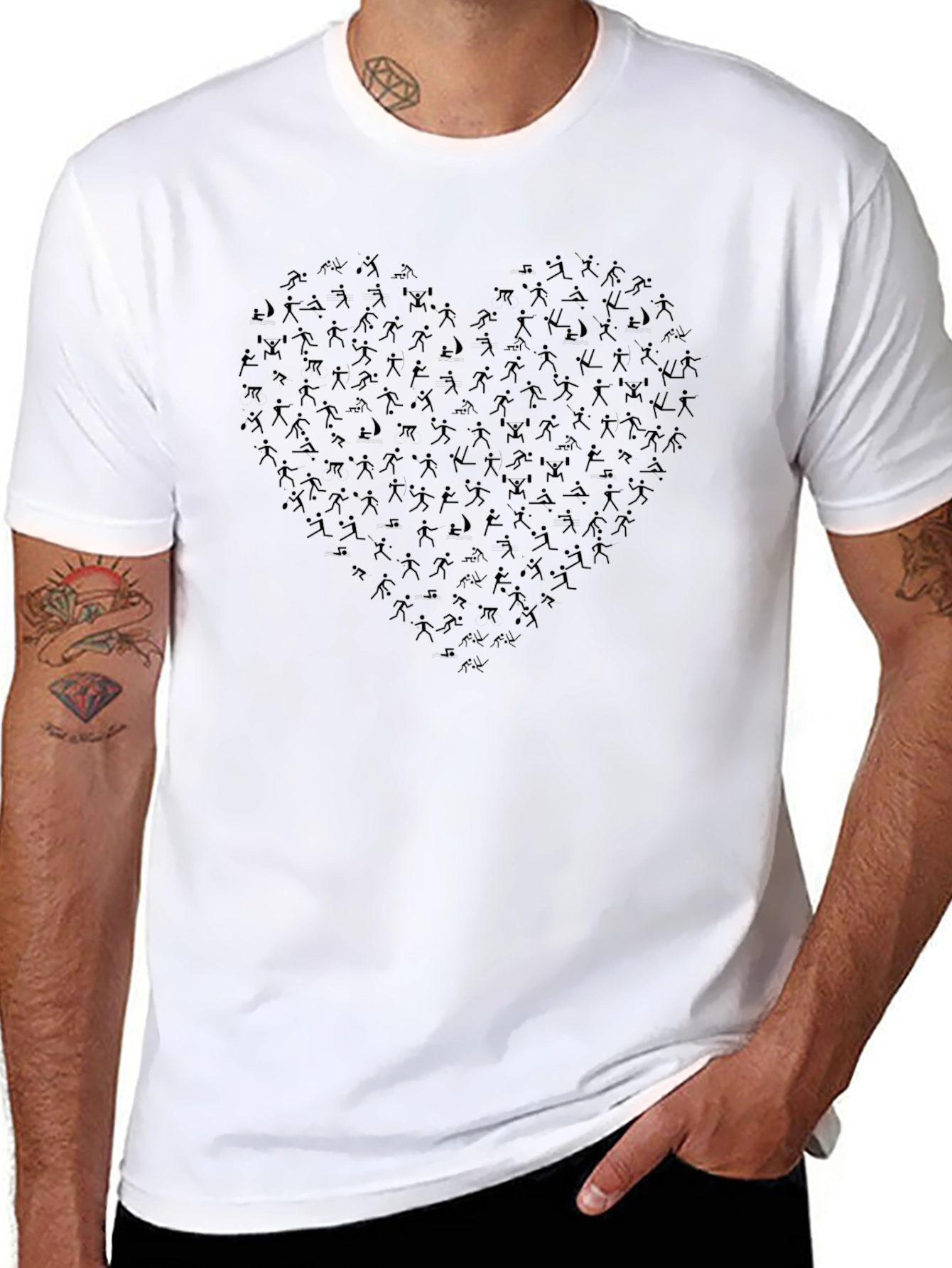 Heartbeat of Runners Graphic Tee