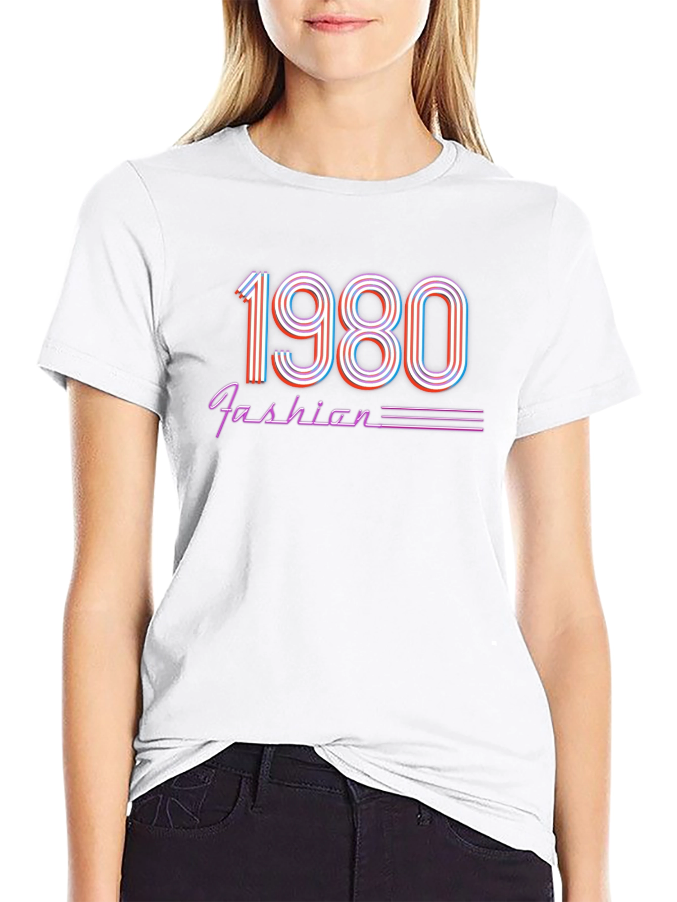 1980s Fashion Tee - Retro Style