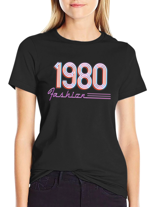 1980s Fashion Tee - Retro Style