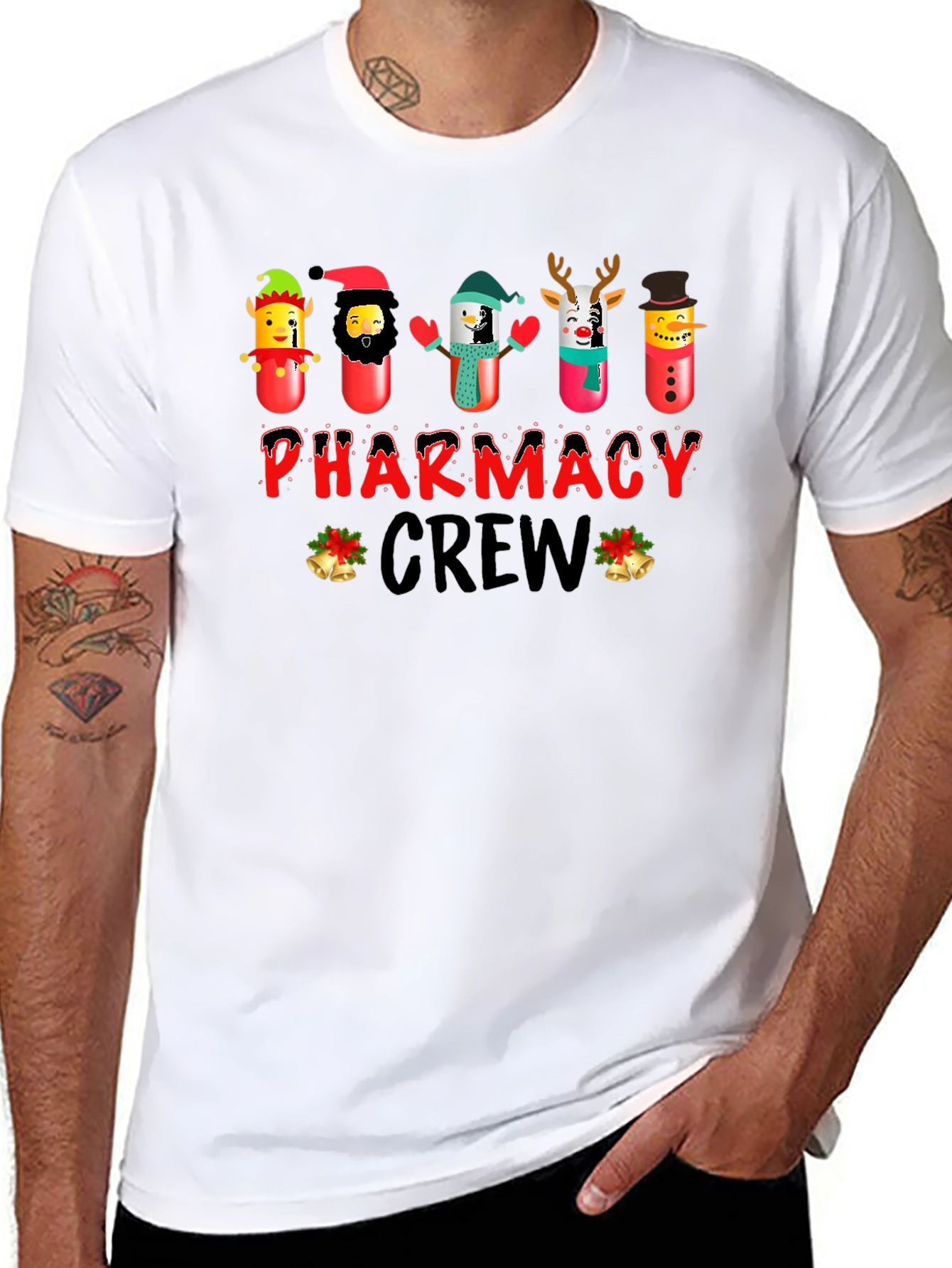 Pharmacy Crew Christmas T-Shirt