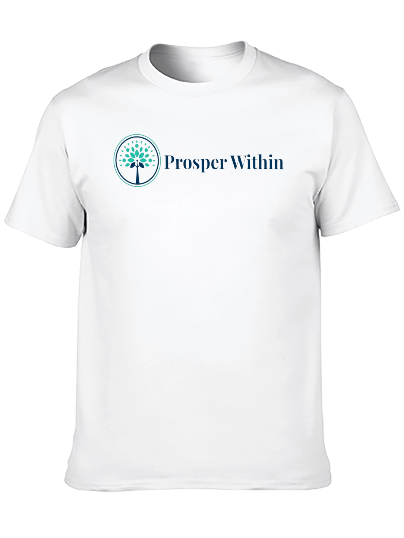 Prosper Within Black Tee - Grow Your Mindset
