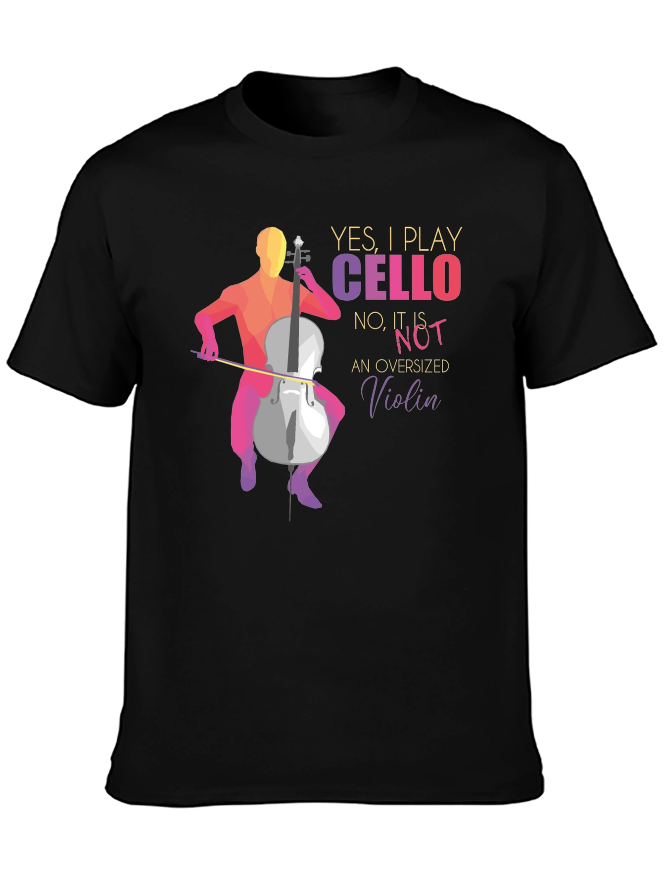 Yes I Play Cello T-Shirt - Music Lover Tee