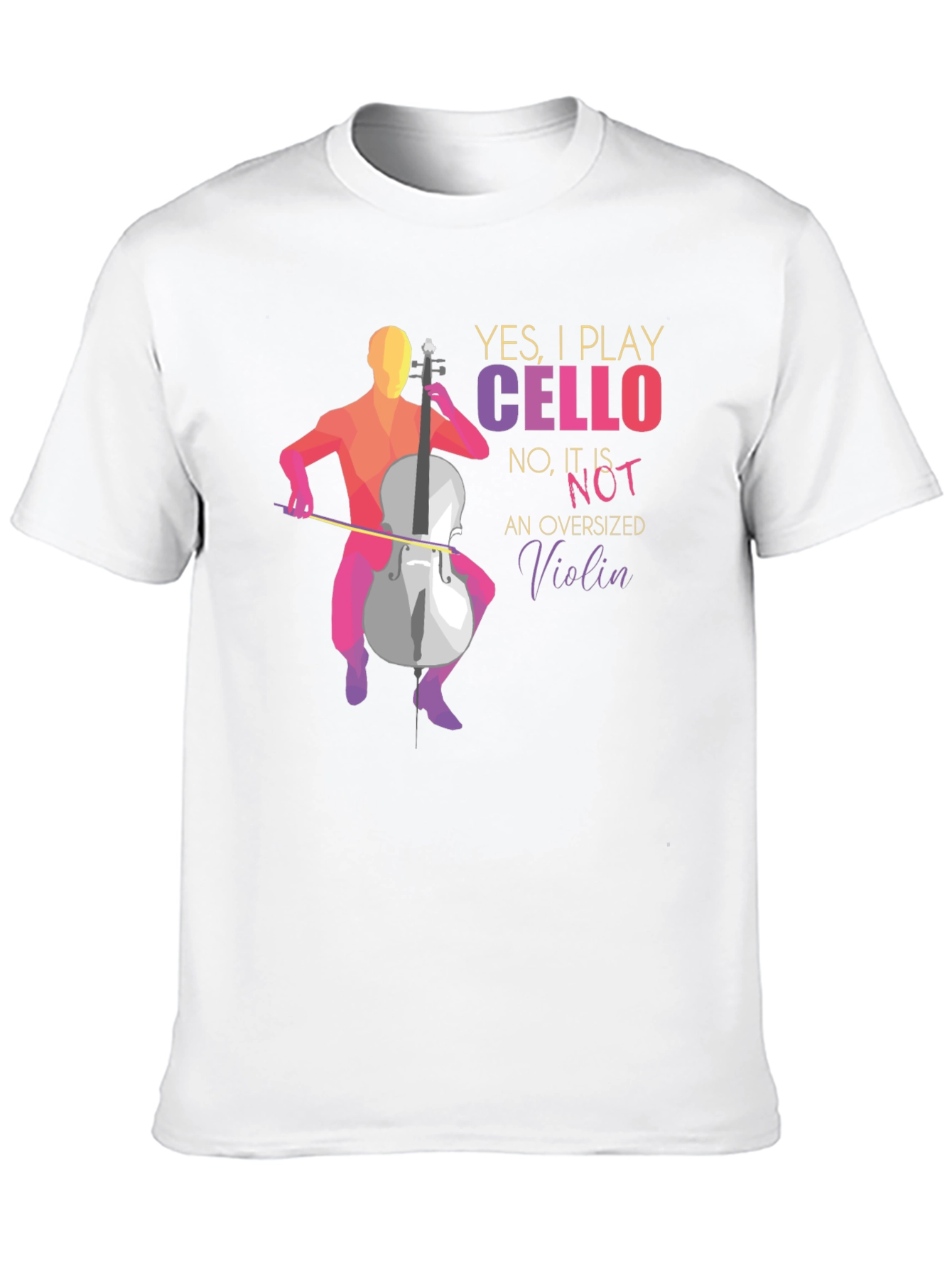 Yes I Play Cello T-Shirt - Music Lover Tee