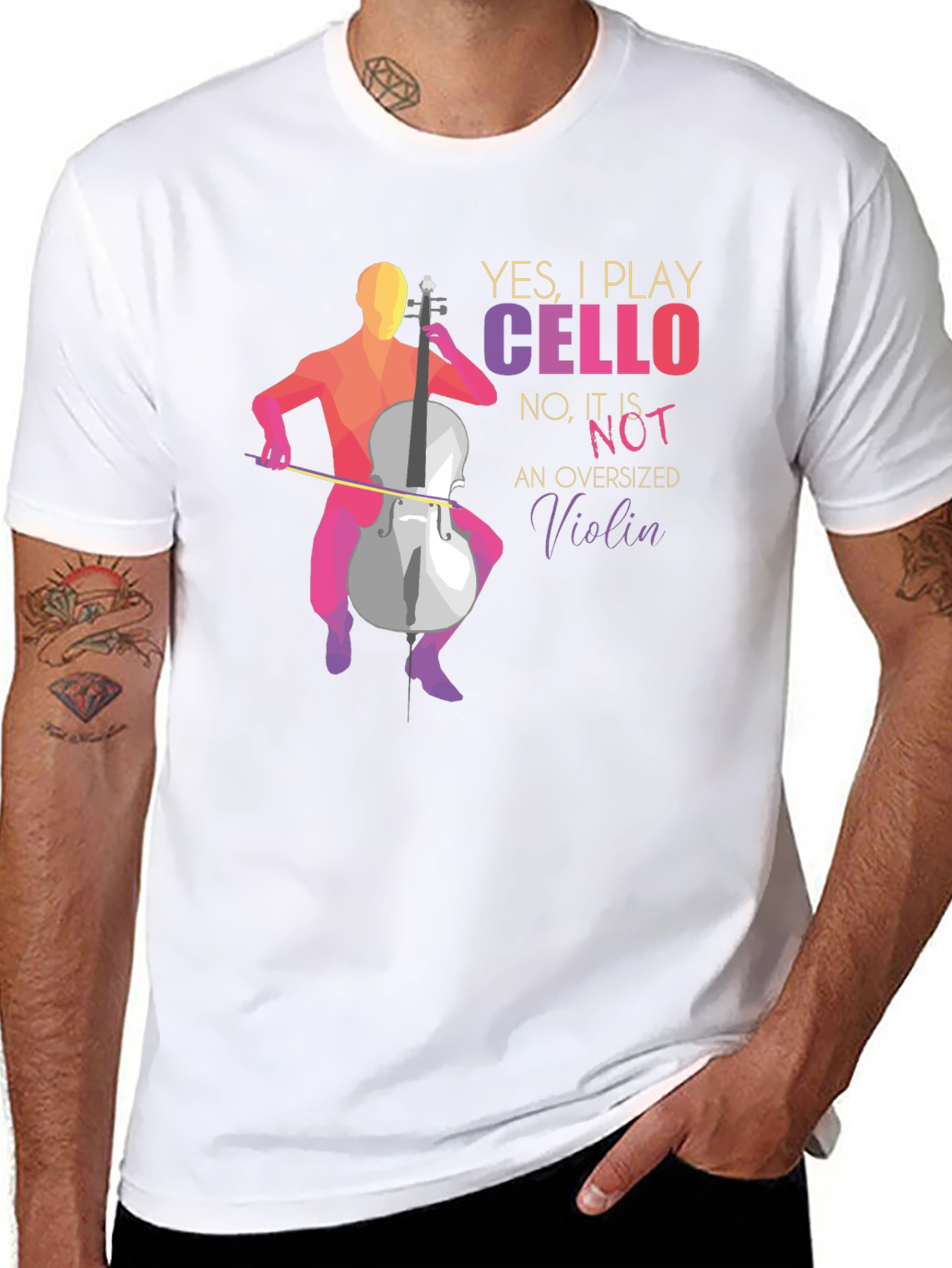 Yes I Play Cello T-Shirt - Music Lover Tee