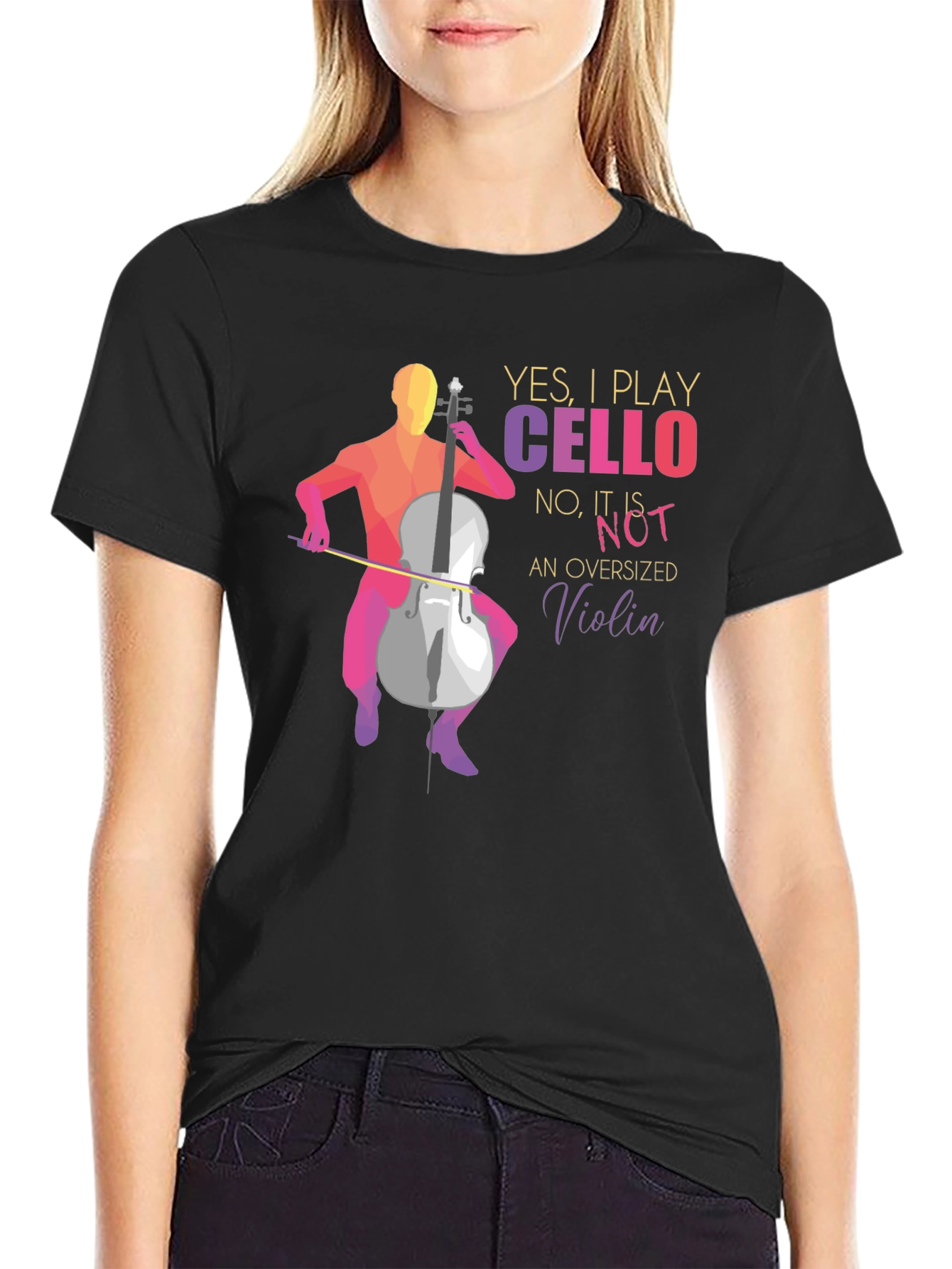 Yes I Play Cello T-Shirt - Music Lover Tee