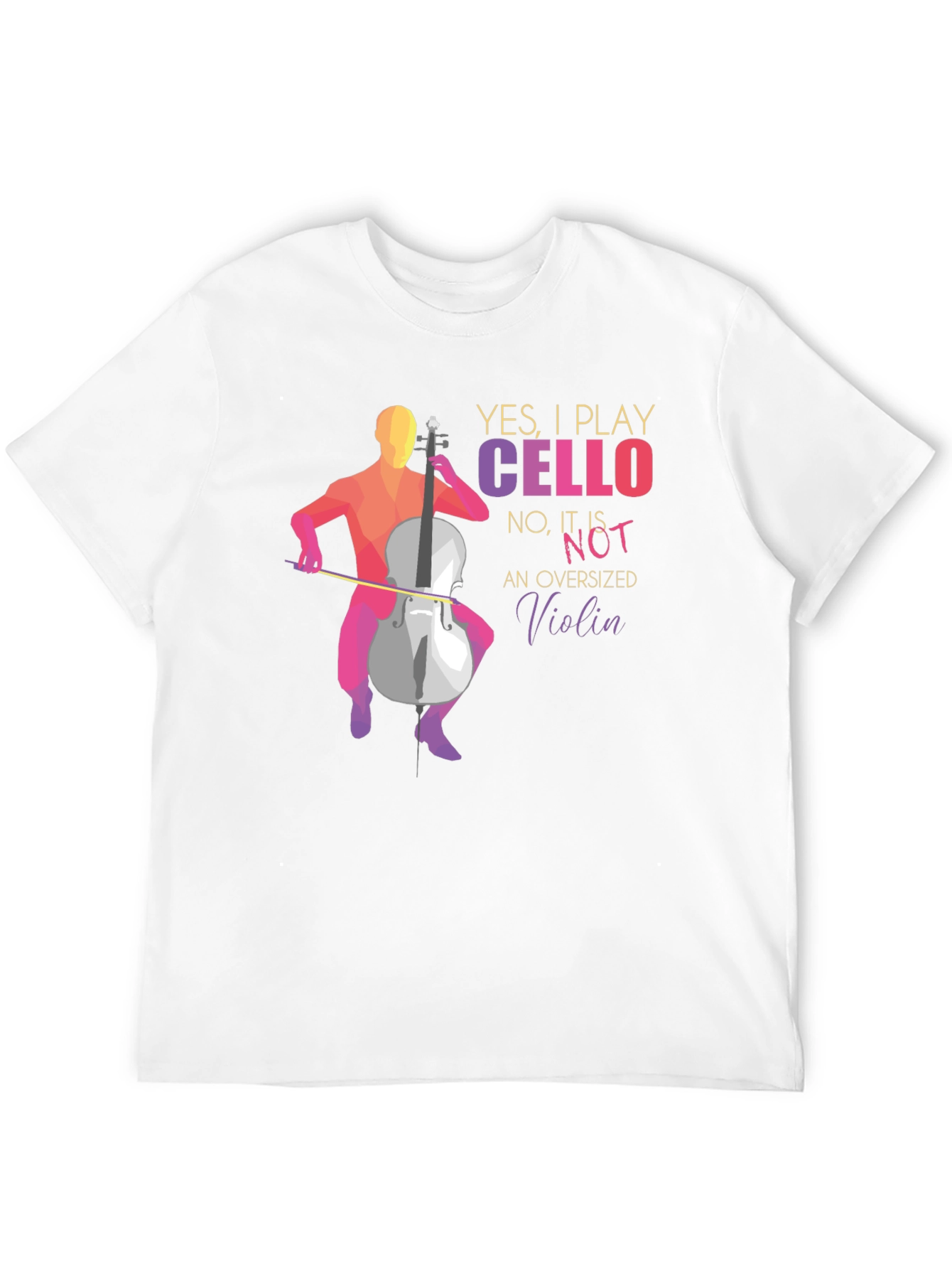 Yes I Play Cello T-Shirt - Music Lover Tee