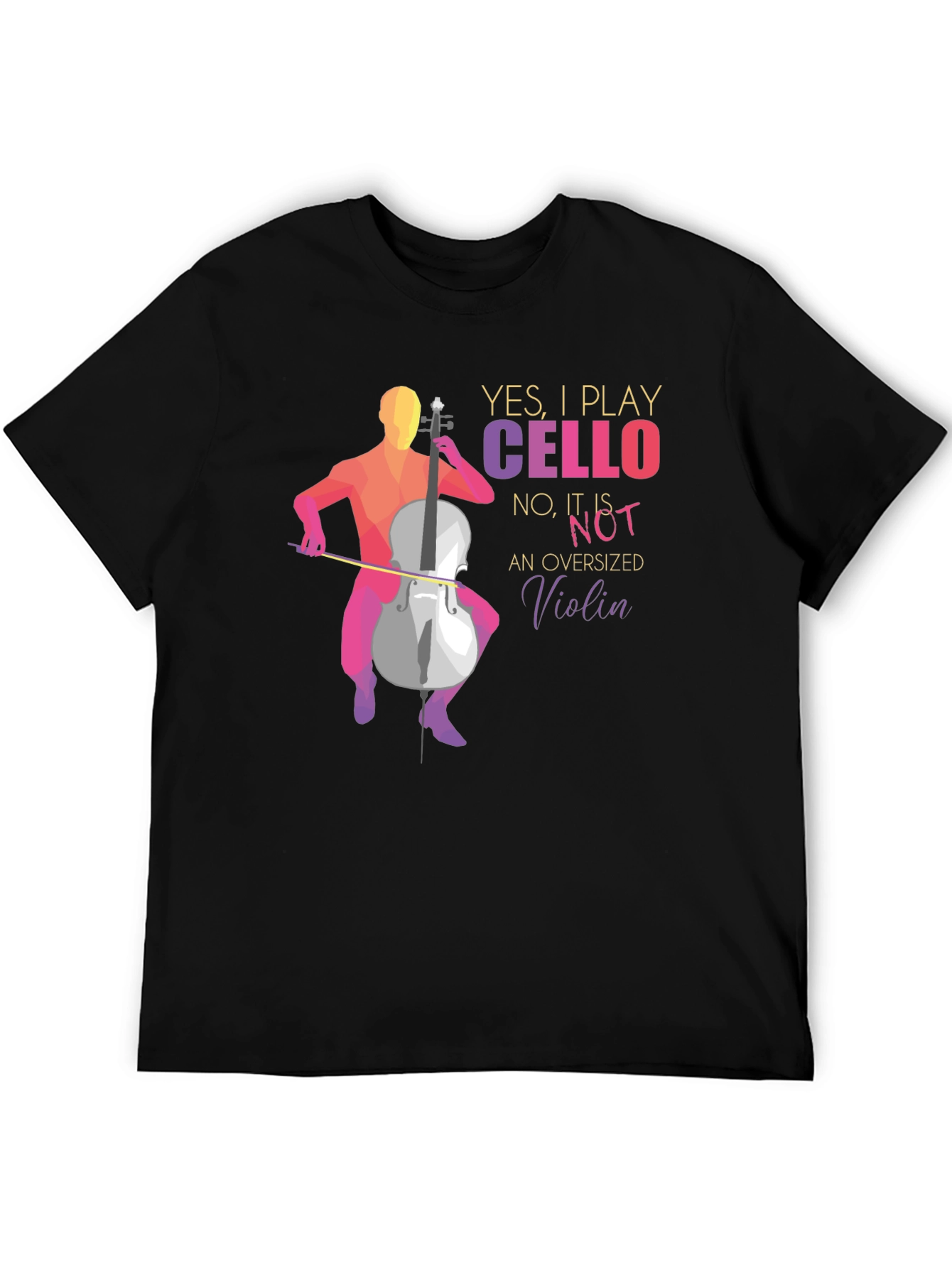 Yes I Play Cello T-Shirt - Music Lover Tee
