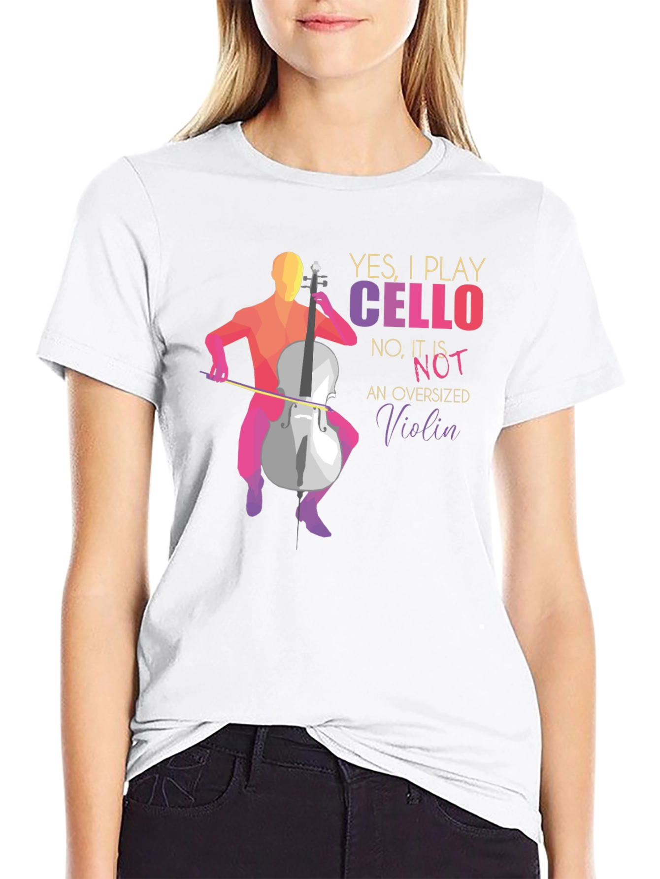 Yes I Play Cello T-Shirt - Music Lover Tee
