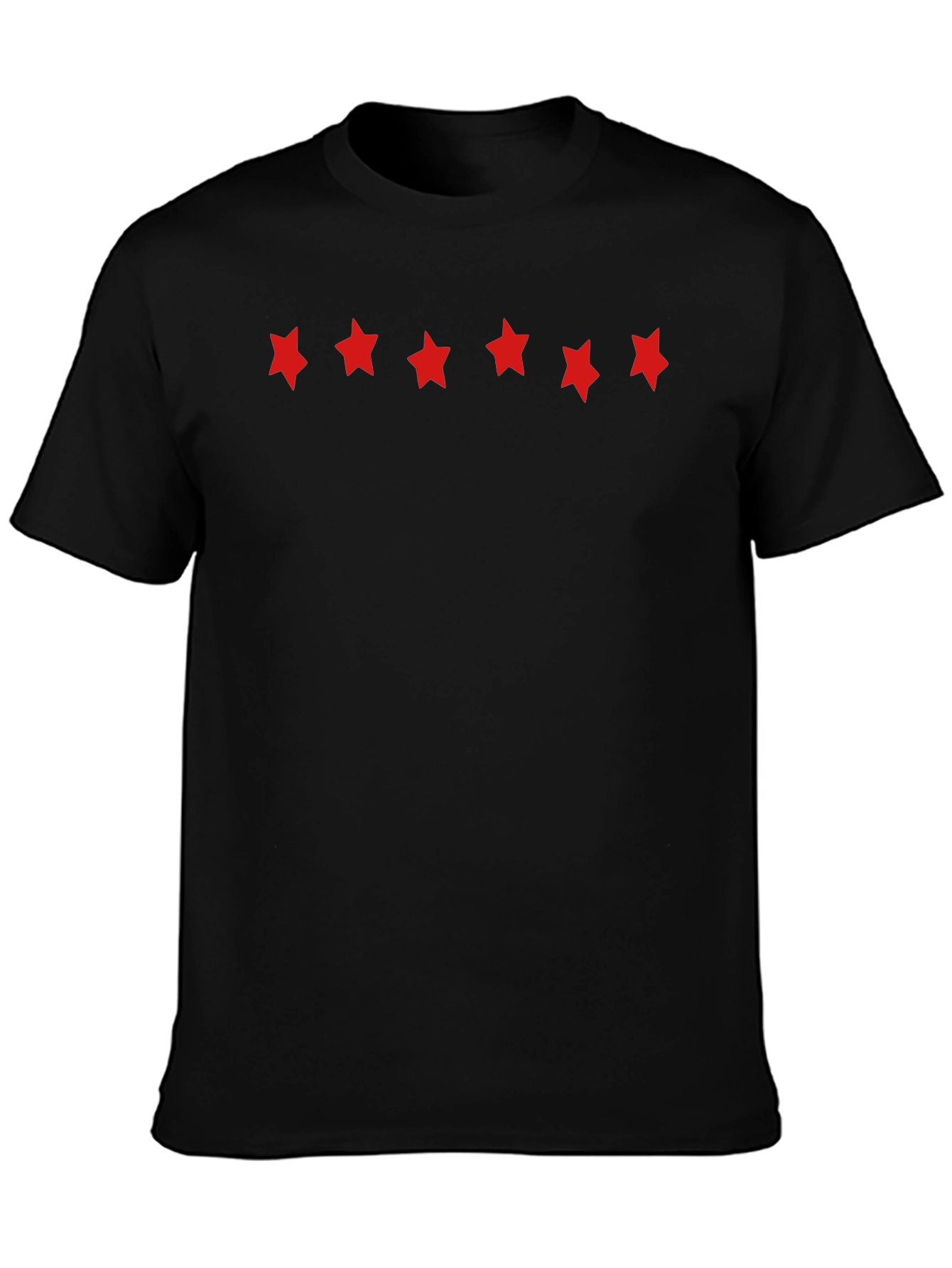 Five Star Black Tee - Premium Casual Comfort