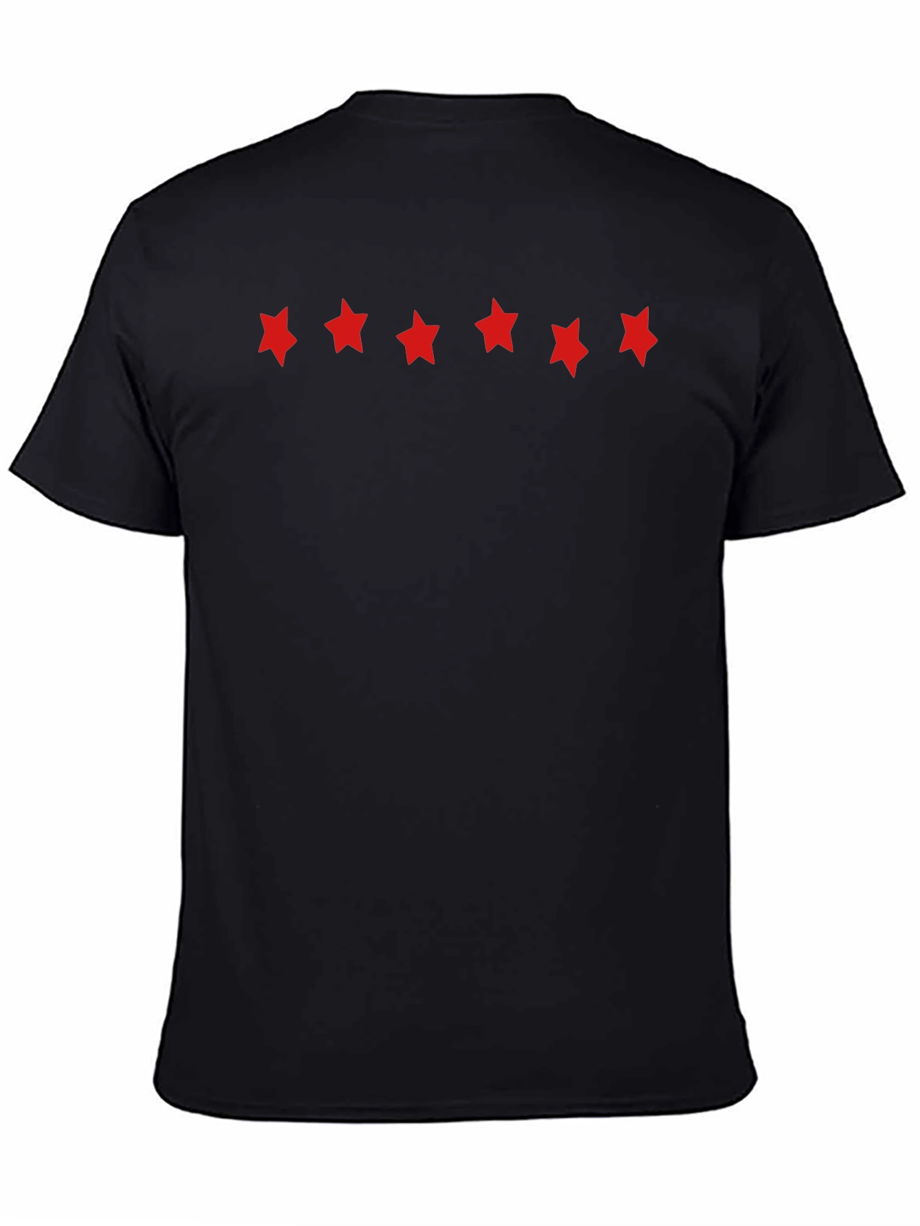 Five Star Black Tee - Premium Casual Comfort