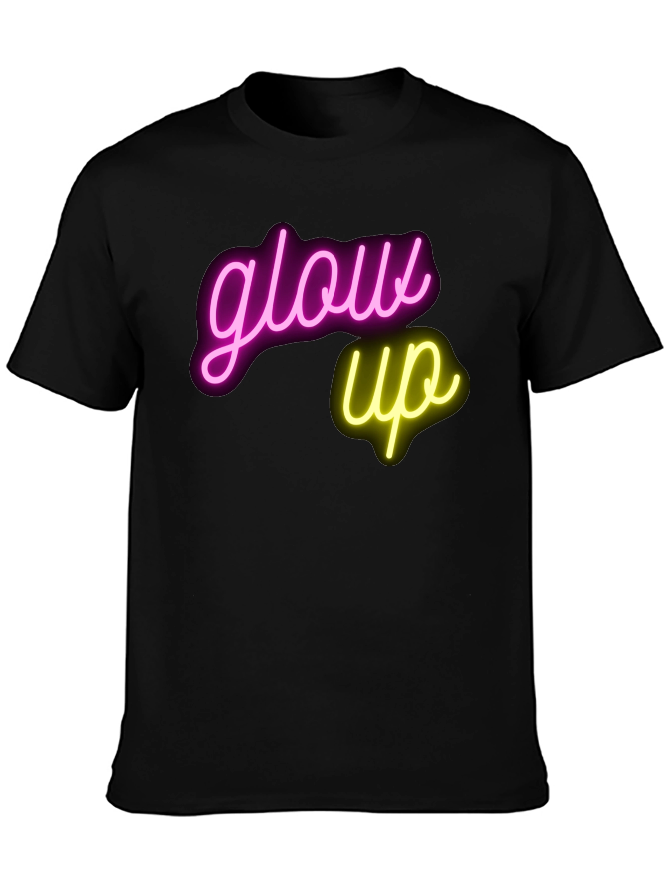 Glow Up Graphic T-Shirt - Neon Design
